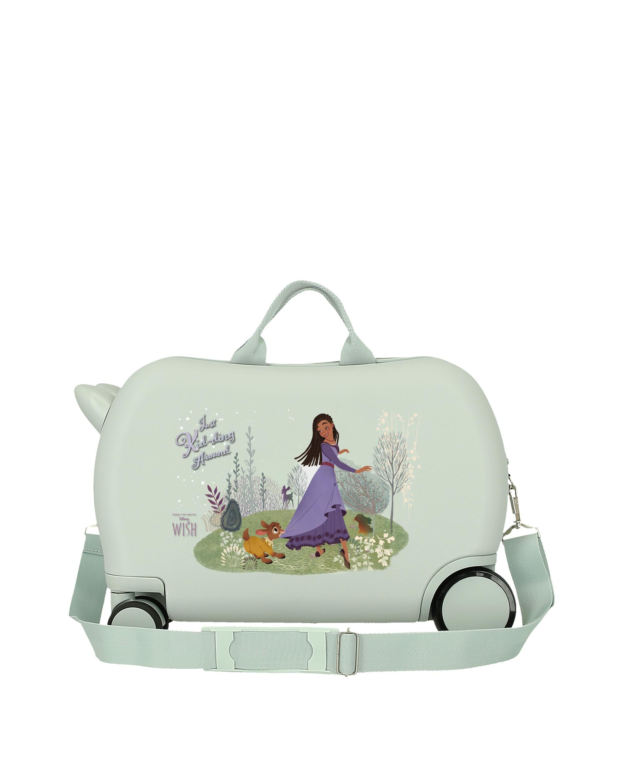 Mala Infantil 2 Rodas Multidirecionais Wish Playing With Valentino com Capacidade de 24l em Verde Menta Verde-3