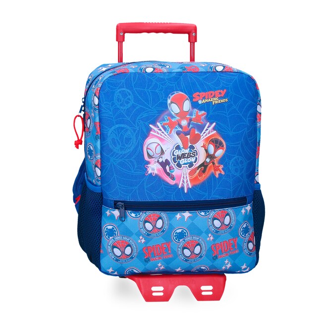 Imagem 0 de Mochila Escolar Power Of 3 com Bolso Frontal 38 Cm com Carrinho
