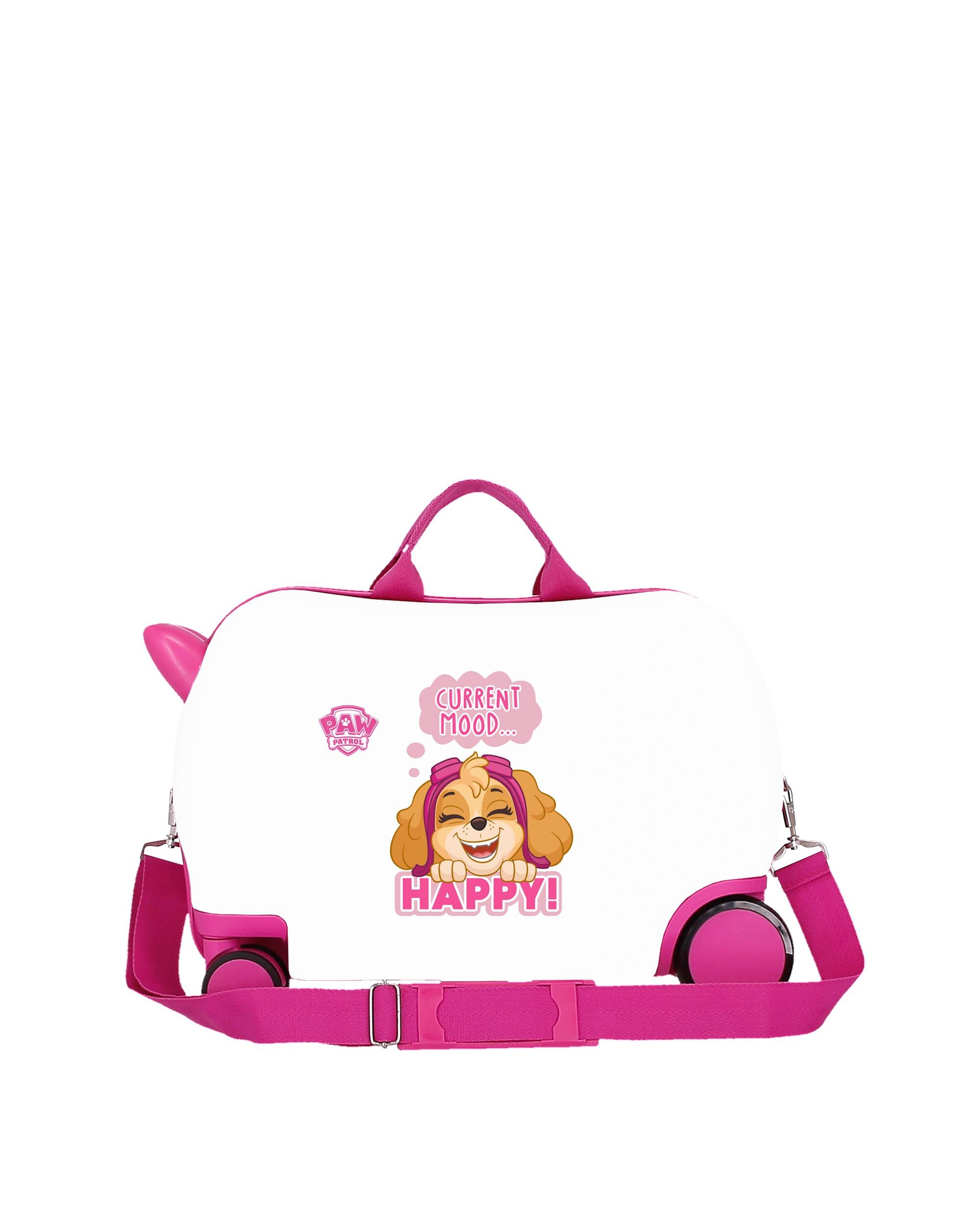 Mala Infantil 2 Rodas Multidirecionais Playful com Capacidade de 24l Branco-3