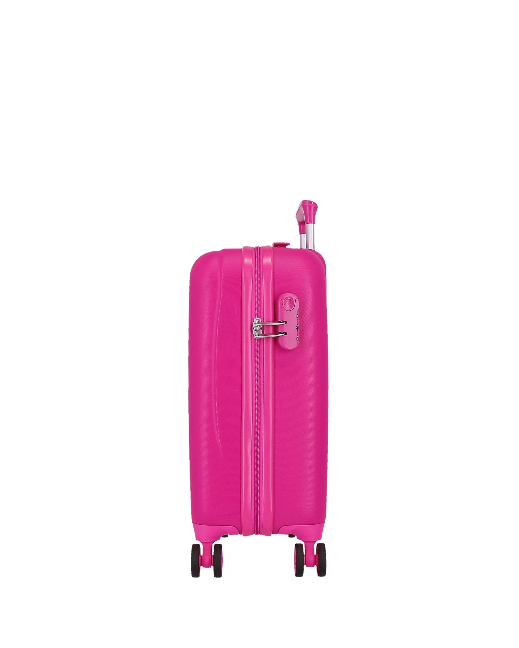 Mala de Cabine Minnie Around The World com Capacidade de 28l Fúcsia-2