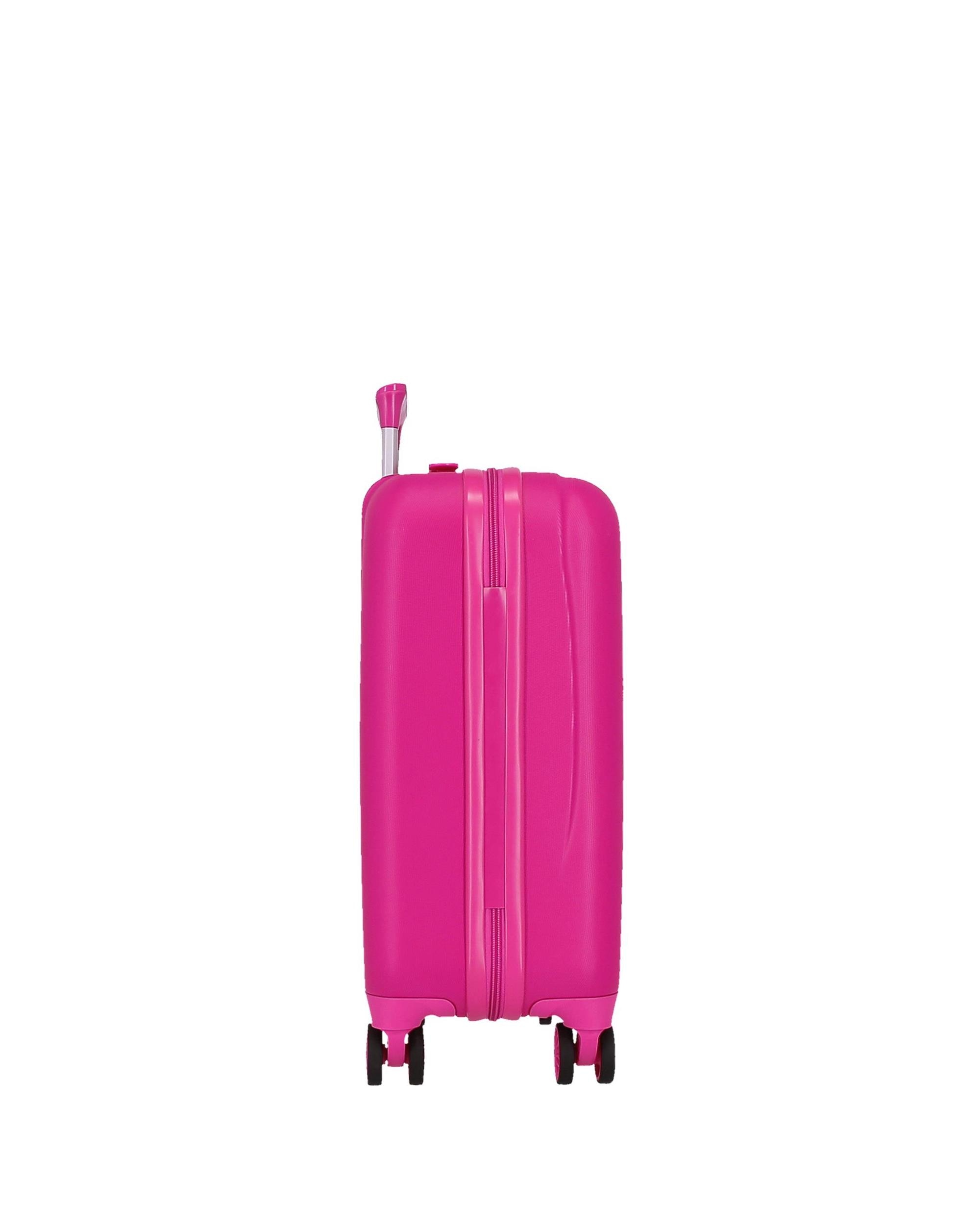 Mala de Cabine Minnie Around The World com Capacidade de 28l Fúcsia-4