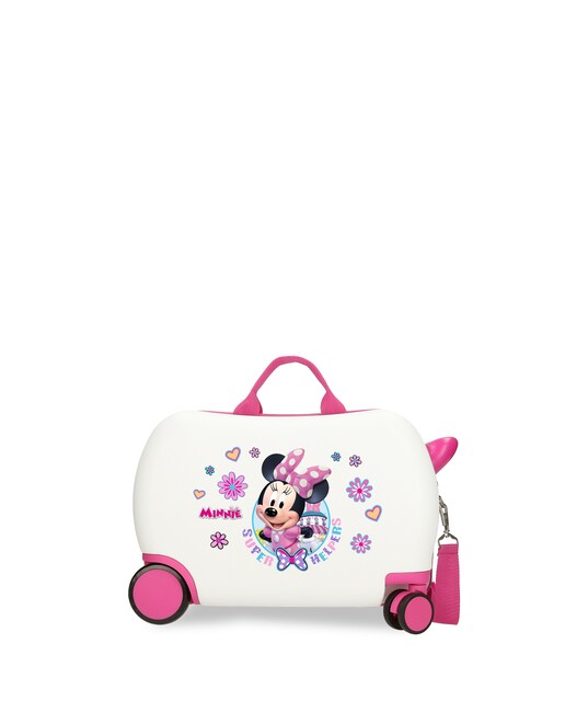 Imagem 0 de Mala Infantil 2 Rodas Multidirecionais Minnie Helpers Rígida com Capacidade de 24l