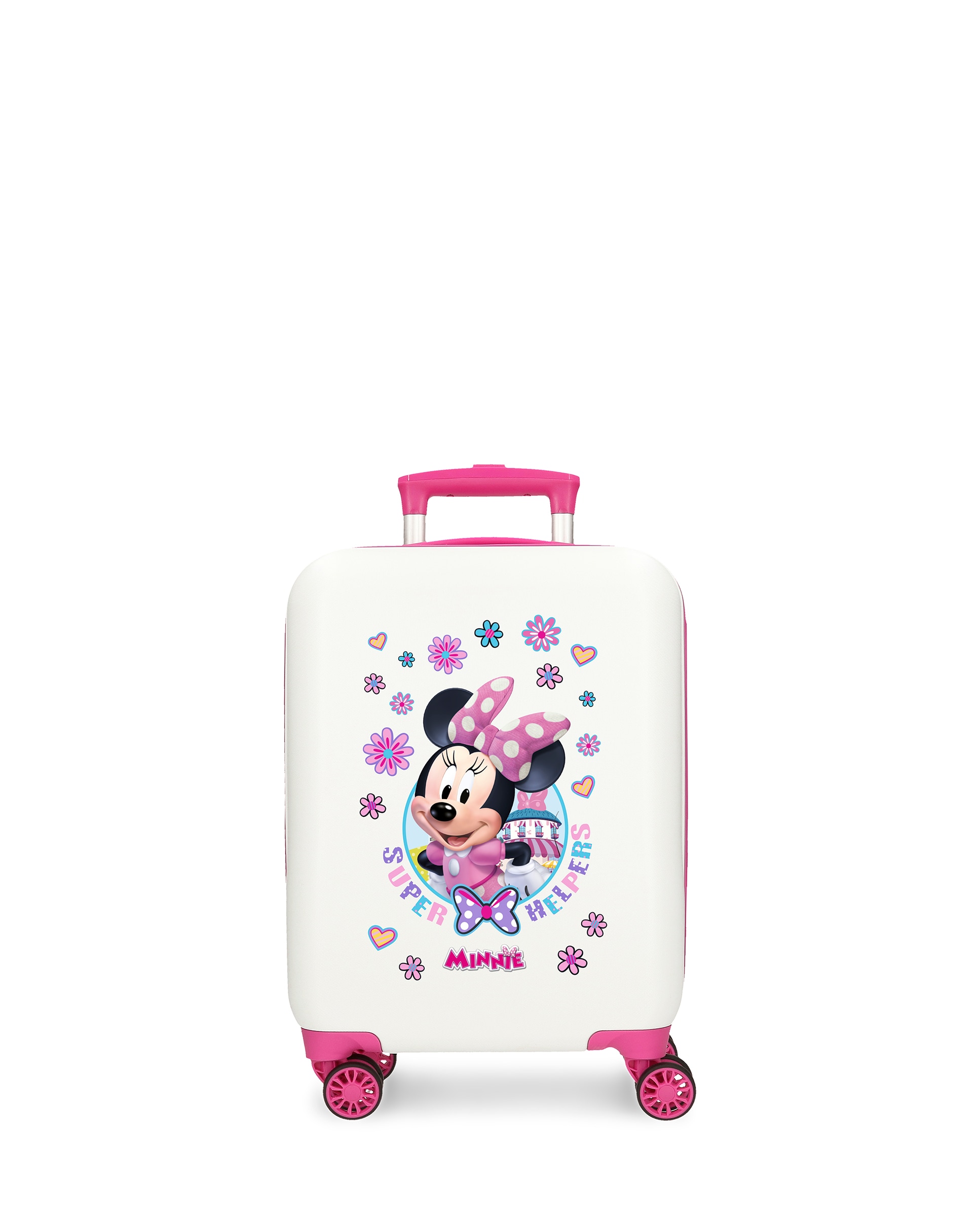 Mala de Cabine Minnie Helpers com Capacidade de 28l Branco-1