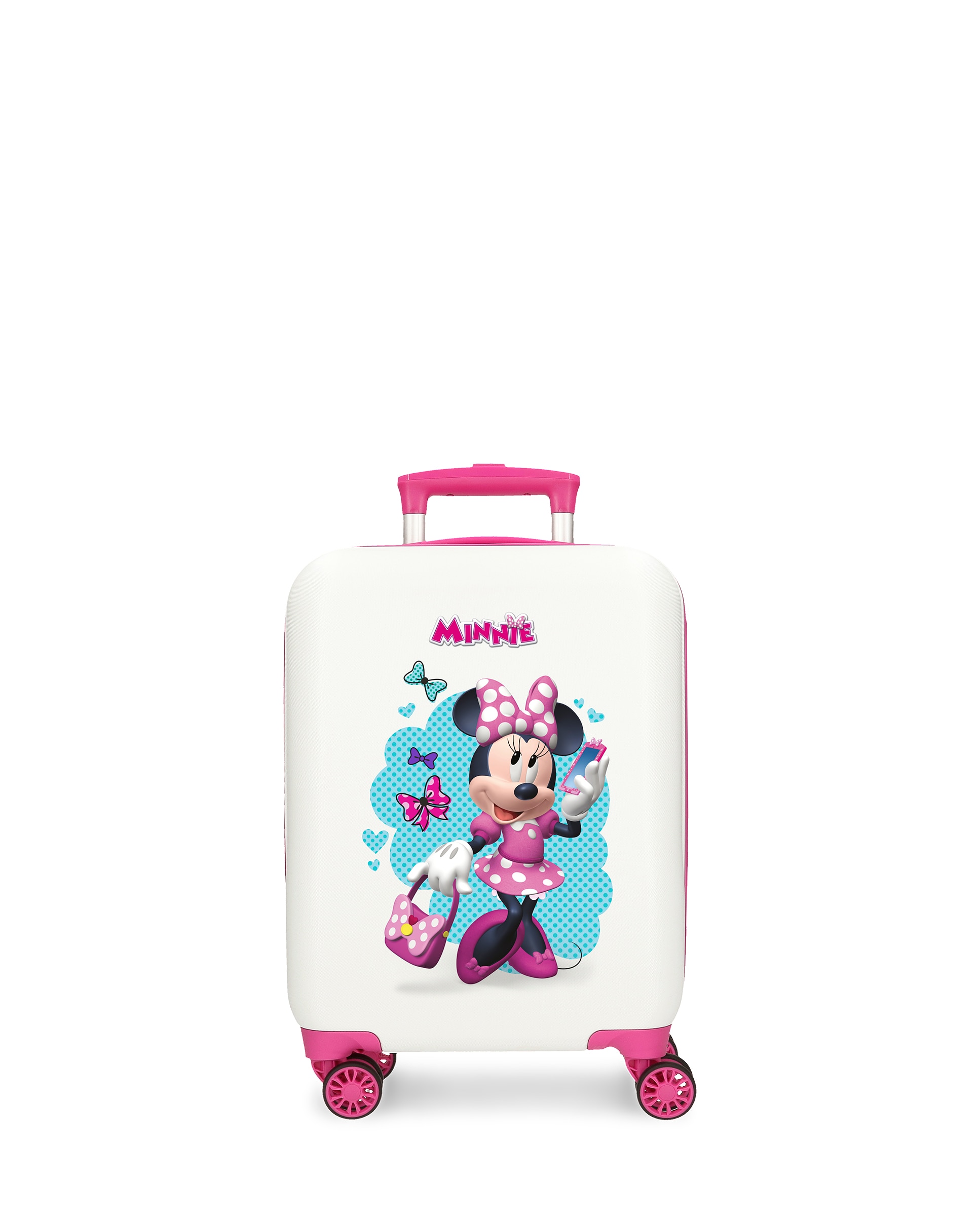 Maleta de Cabine Minnie Good Moods com Capacidade de 28l Branco-1