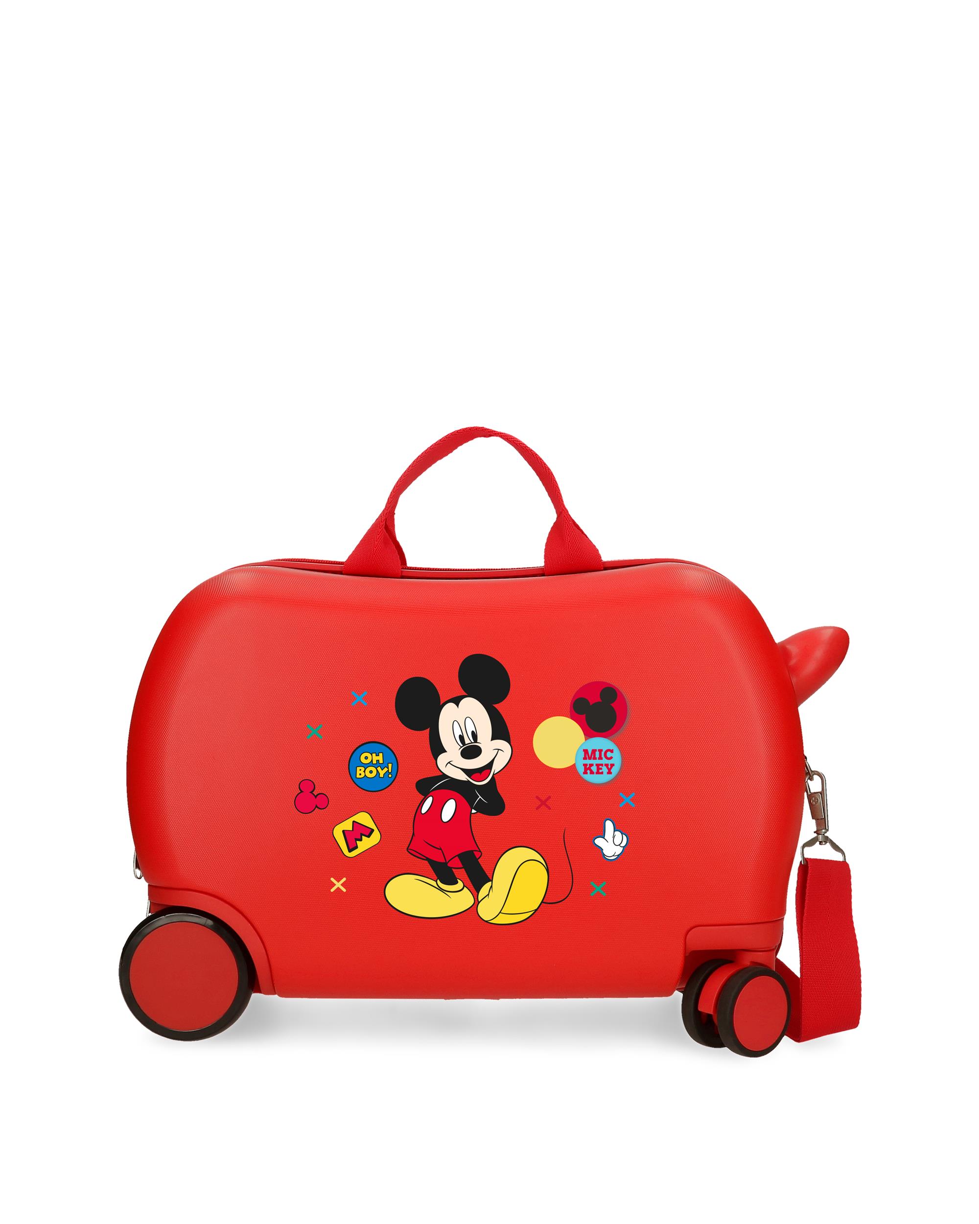 Imagem 0 de Mala Infantil 2 Rodas Multidirecionais Mickey Enjoy The Day com Capacidade de 24l