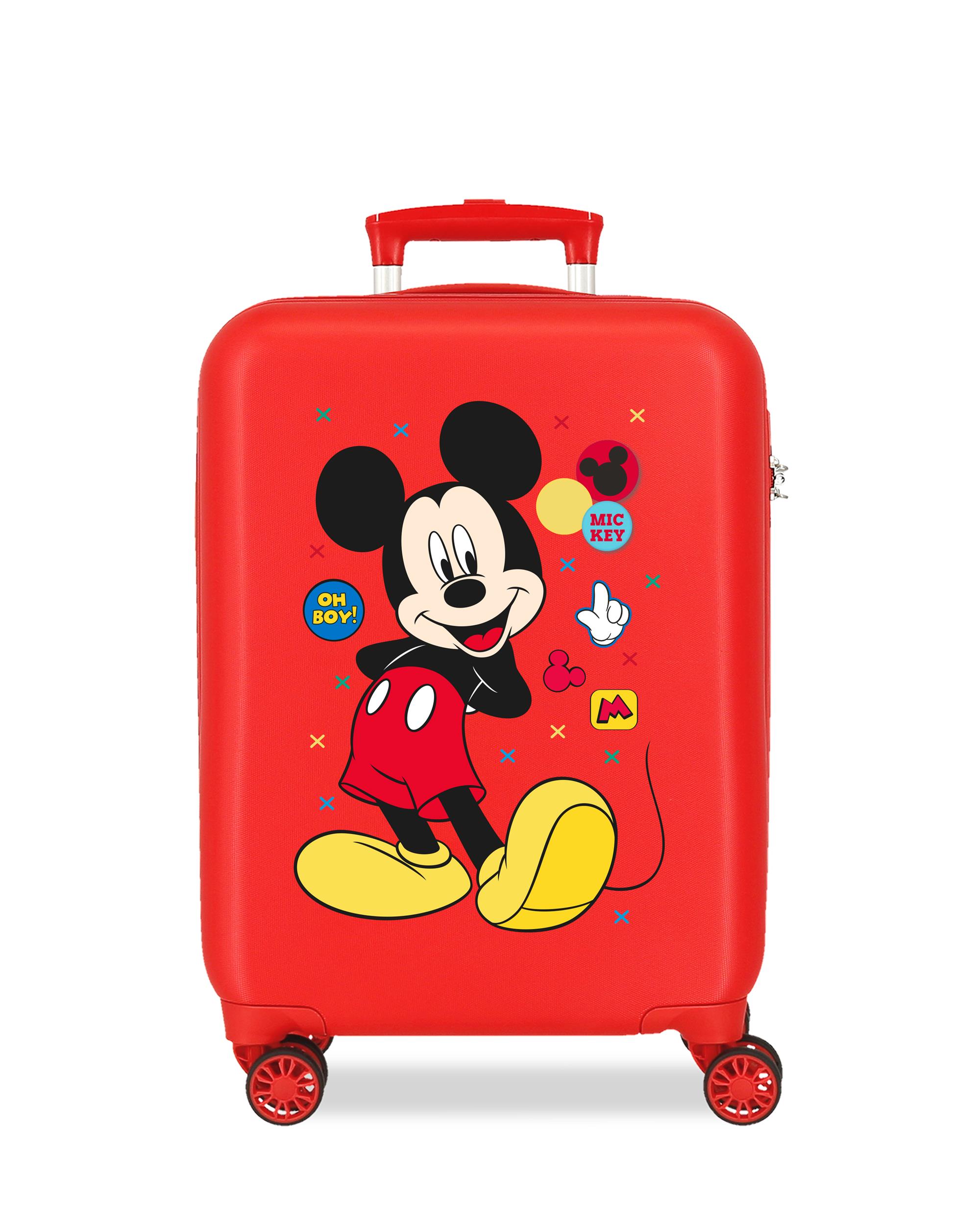Imagem 0 de Mala Infantil 2 Rodas Multidirecionais Mickey Enjoy The Day com Capacidade de 24l