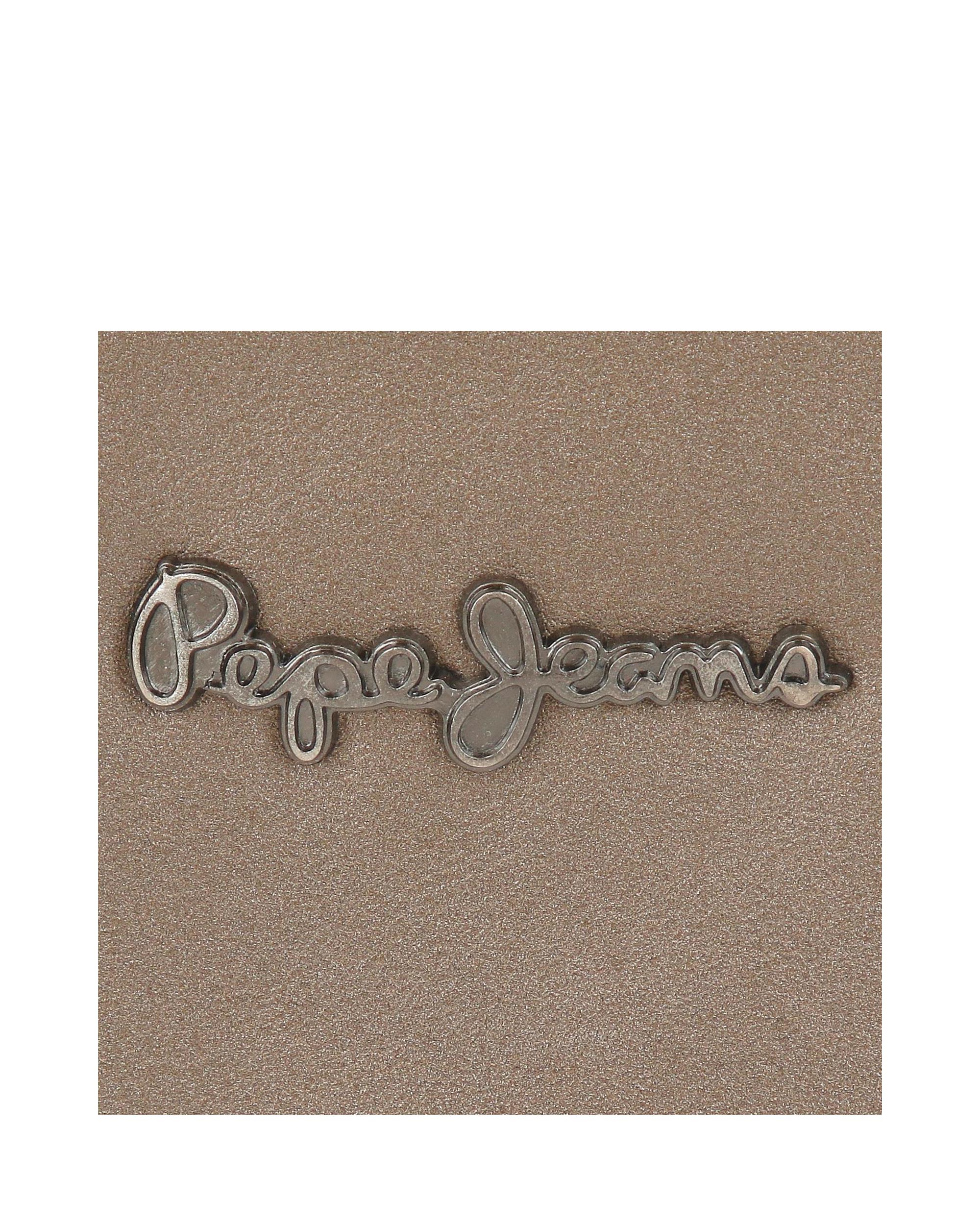 Necessaire Adaptável Pepe Jeans Ruby com Dois Compartimentos e Alça para Pendurar Ouro-6