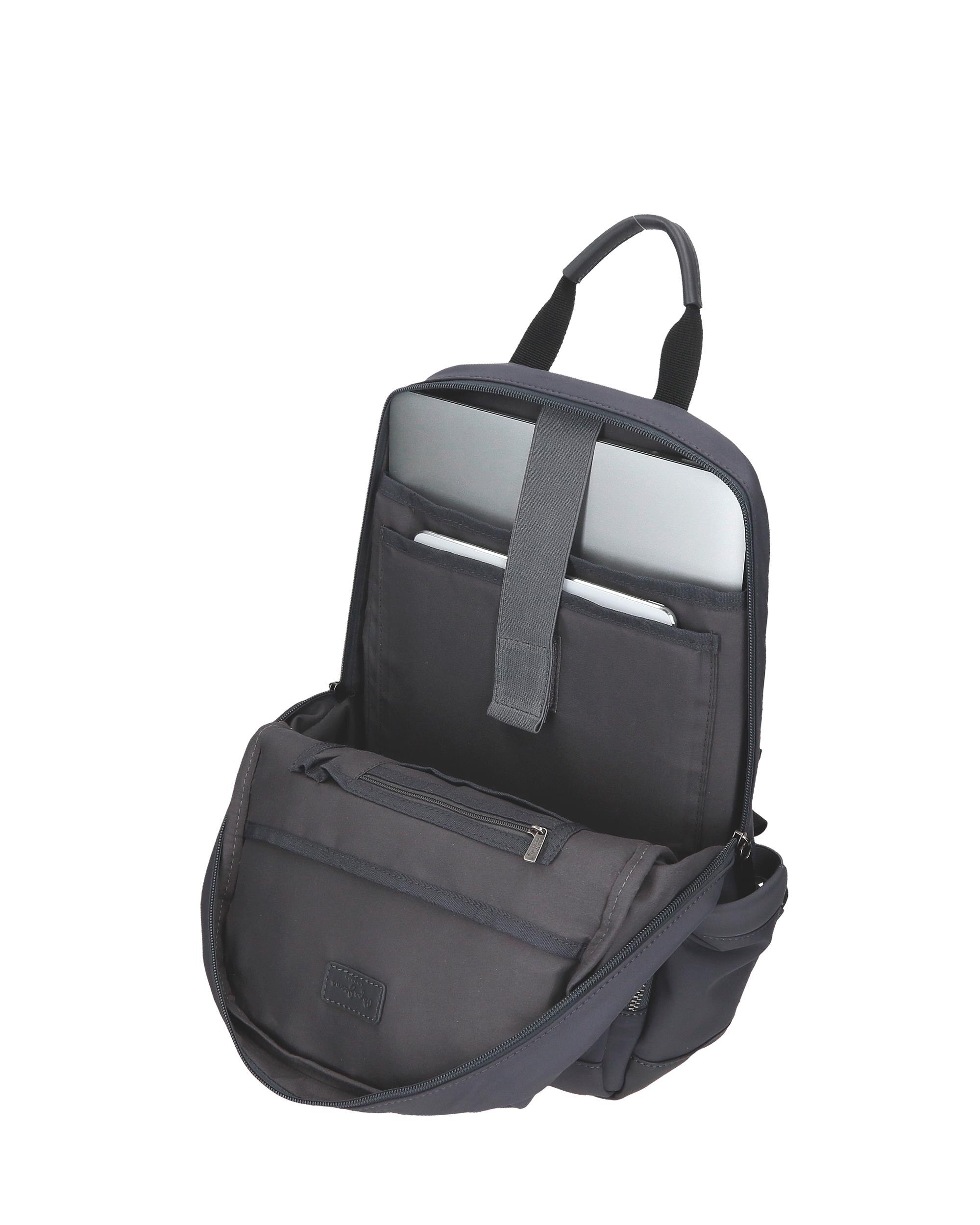 Mochila 13,3" Pepe Jeans Corin com Bolso Frontal Cinzento-4