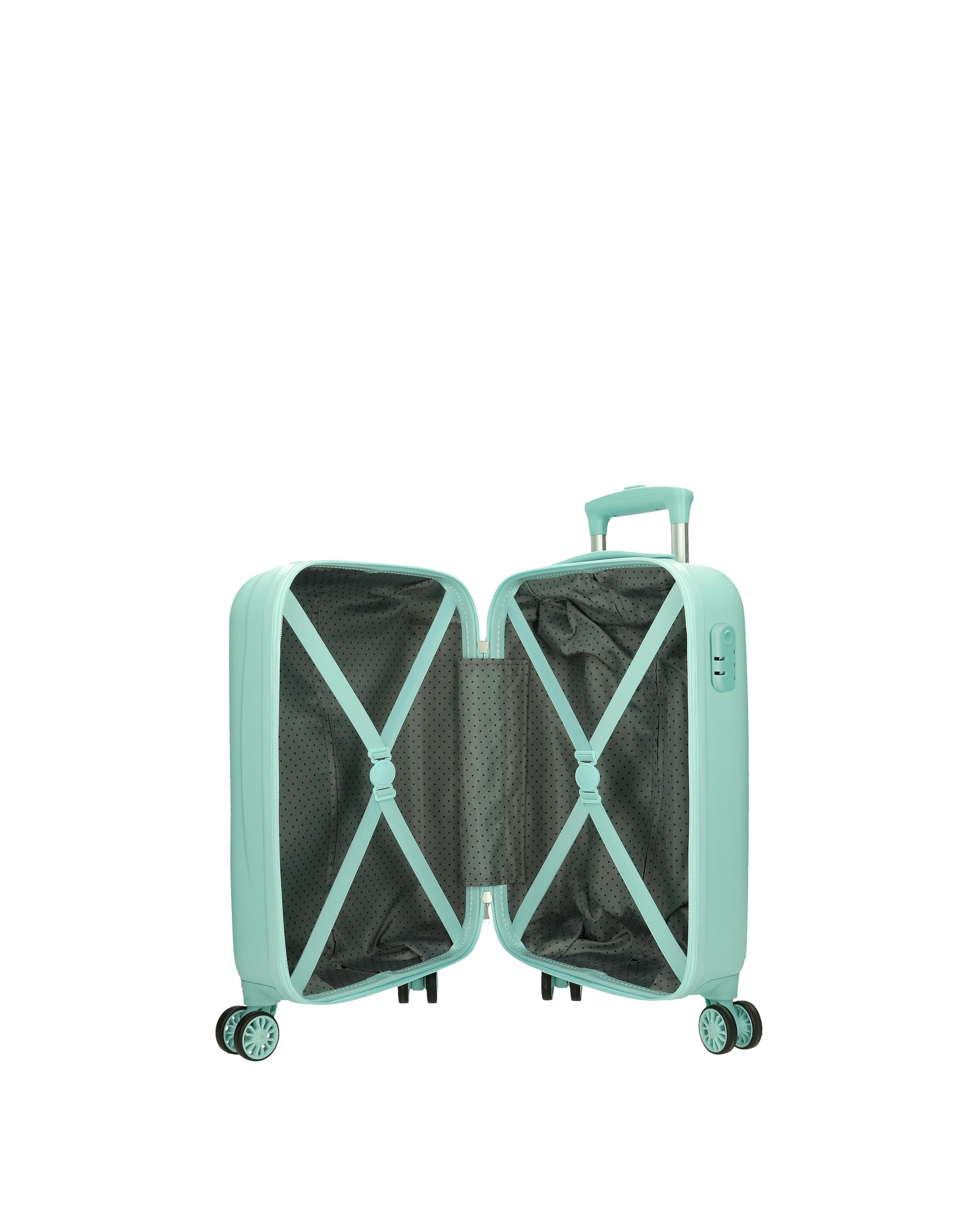 Mala de Cabine Ariel Princess Celebration com Capacidade de 28l Turquesa-5