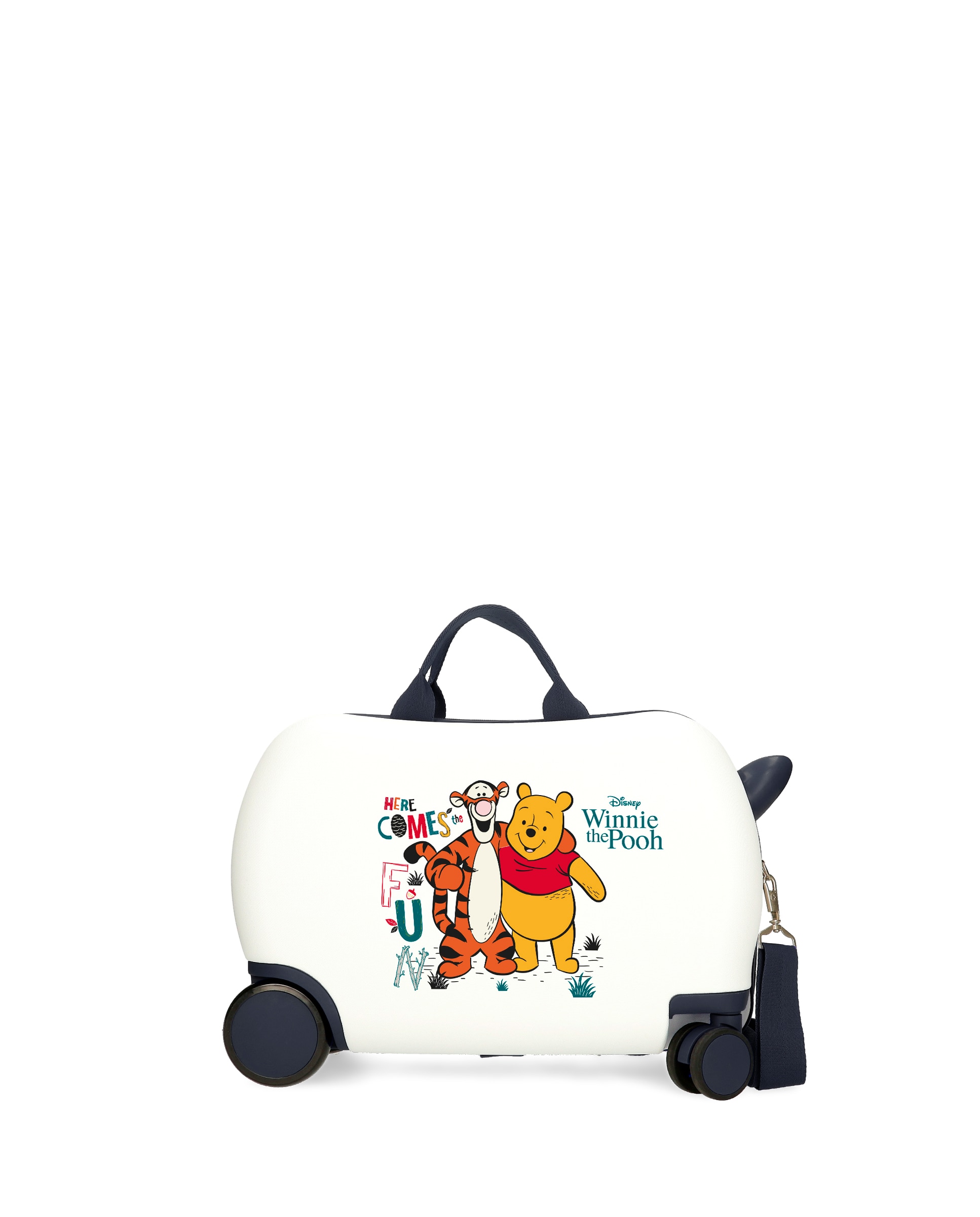 Imagem 0 de Maleta Infantil 2 Rodas Multidirecionais Whinnieh The Pooh Rígida com Capacidade de 24l