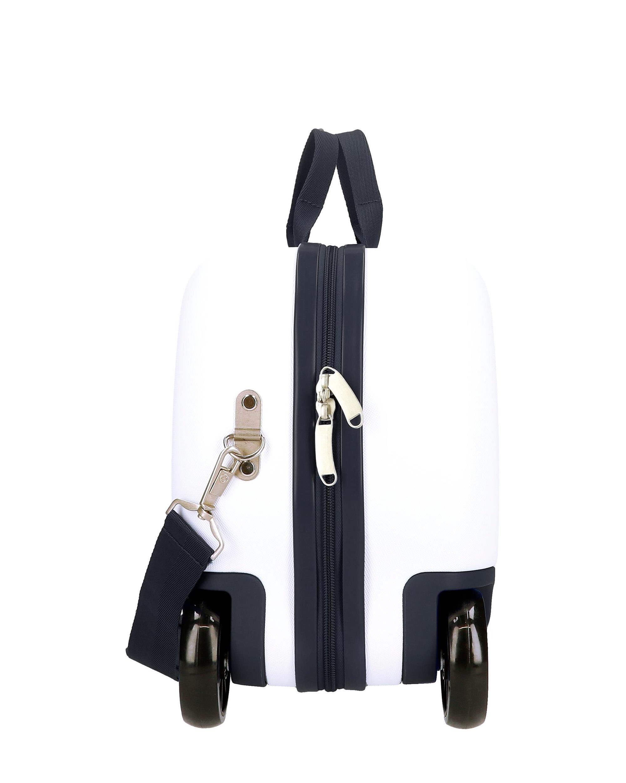 Maleta Infantil 2 Rodas Multidirecionais Whinnieh The Pooh Rígida com Capacidade de 24l Branco-2