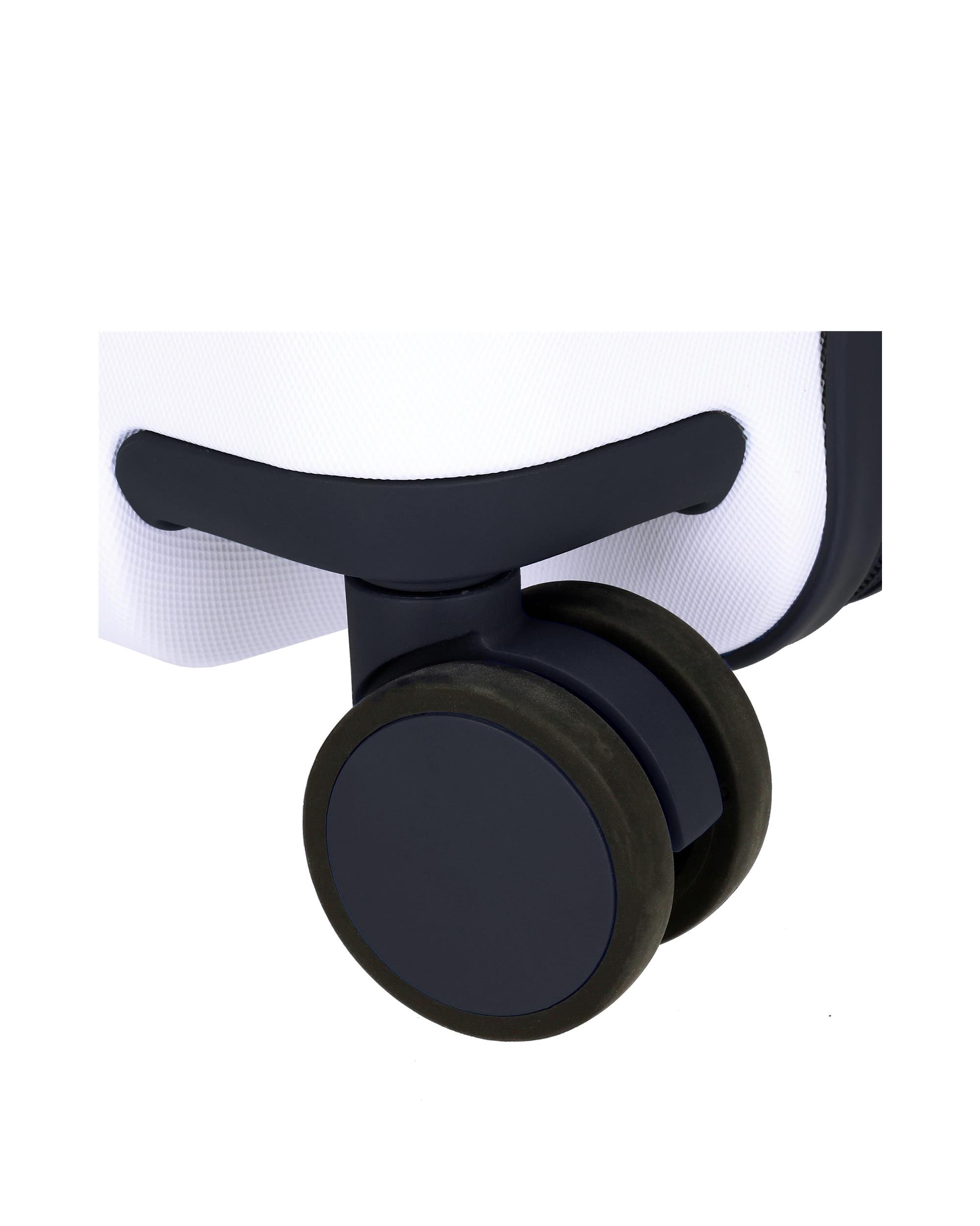 Maleta Infantil 2 Rodas Multidirecionais Whinnieh The Pooh Rígida com Capacidade de 24l Branco-6