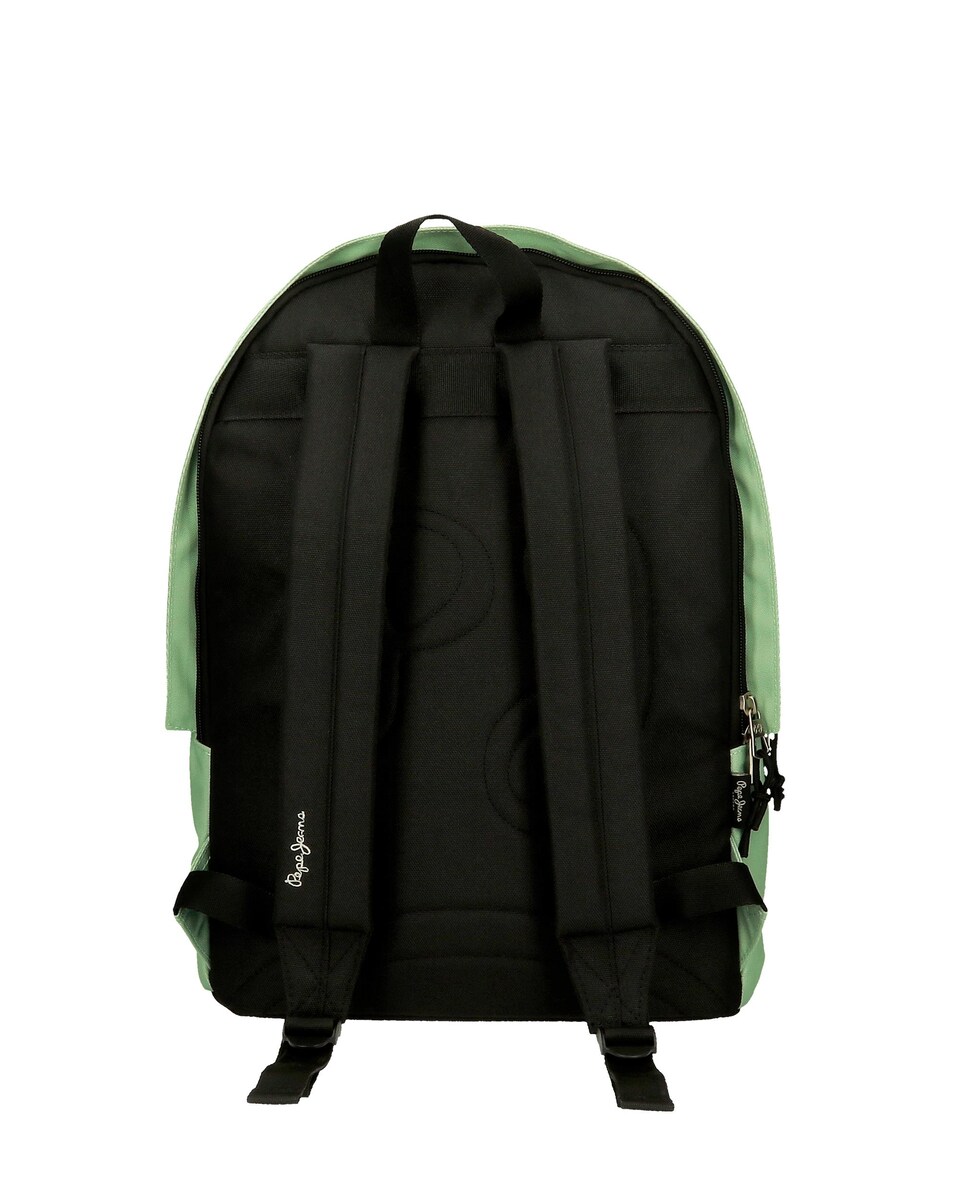 Mochila Porta Computador Pepe Jeans Aris Colorful 2 Compartimentos + Estojo em Turquesa Verde-3