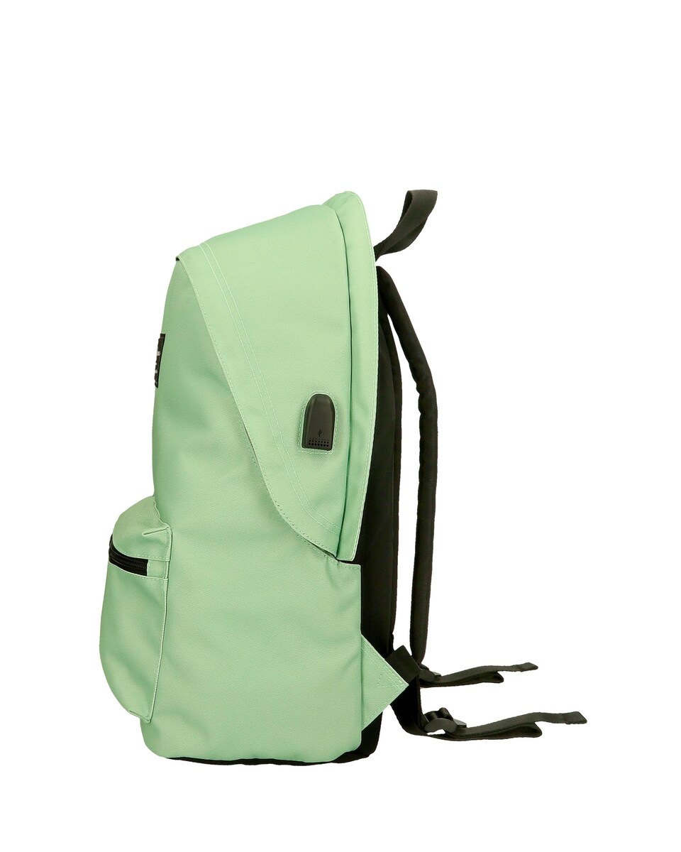 Mochila Porta Computador Pepe Jeans Aris Colorful 2 Compartimentos + Estojo em Turquesa Verde-4