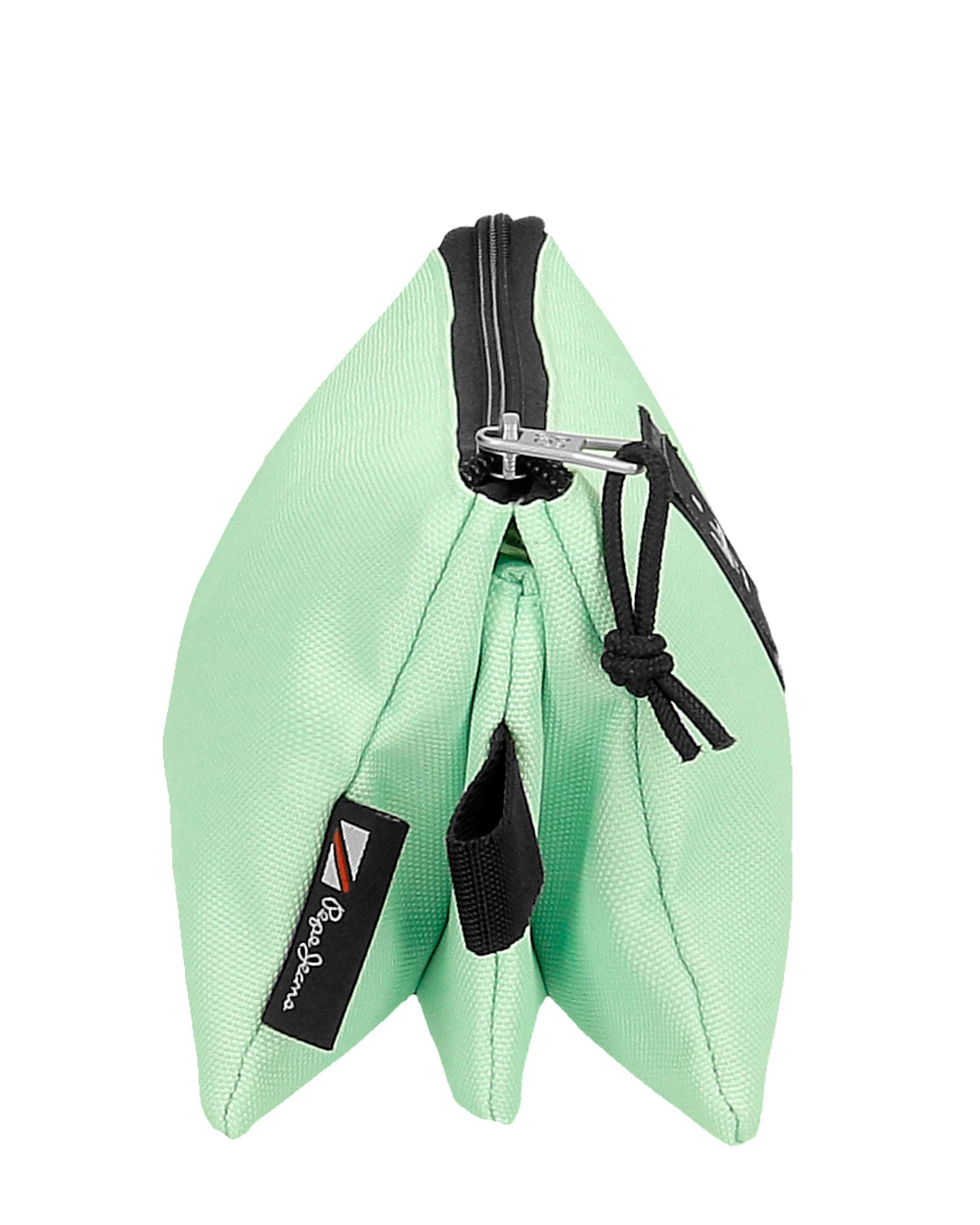 Estojo Pepe Jeans Aris Colorful Três Compartimentos em Turquesa Esverdeado Verde-2