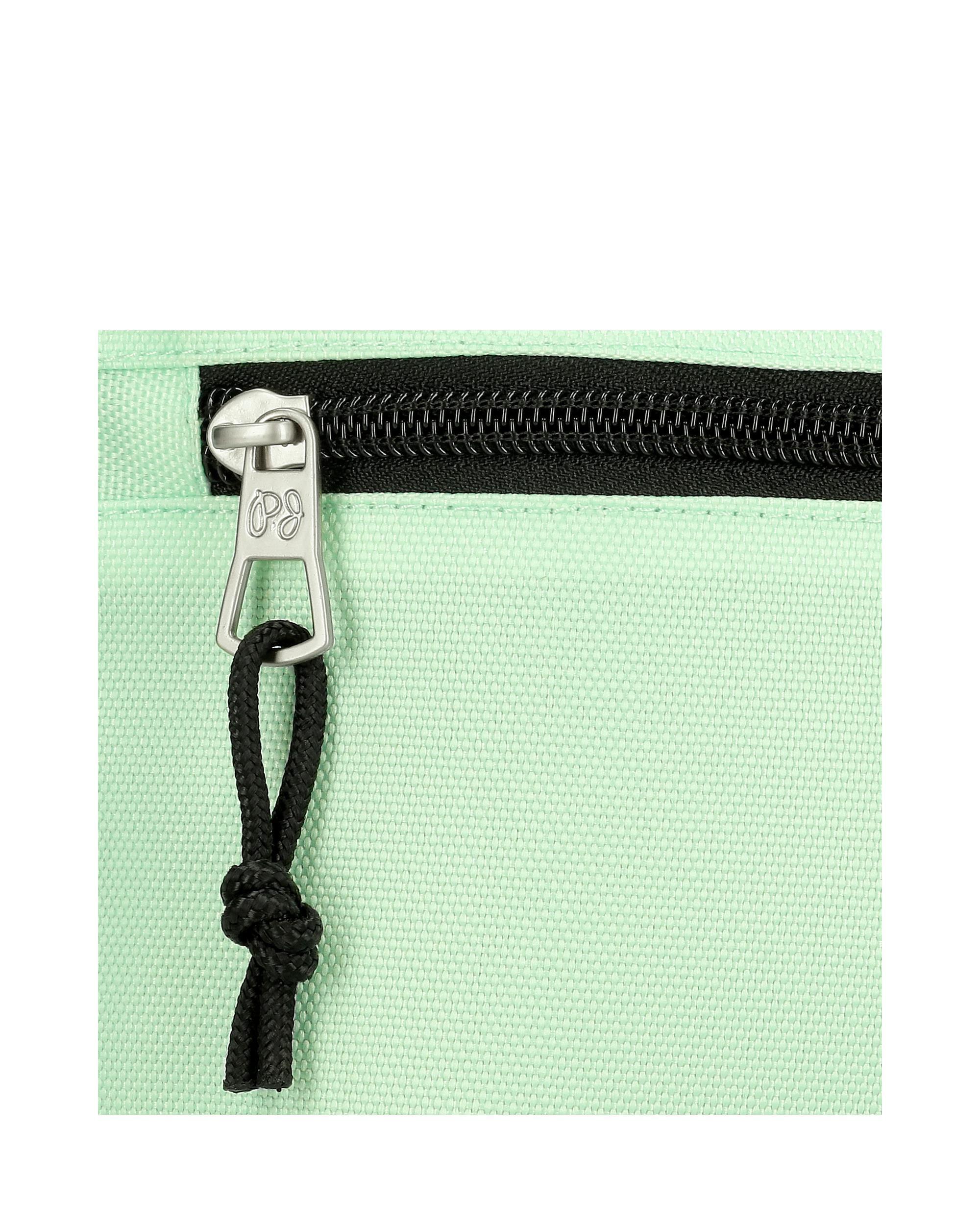 Estojo Pepe Jeans Aris Colorful Três Compartimentos em Turquesa Esverdeado Verde-6