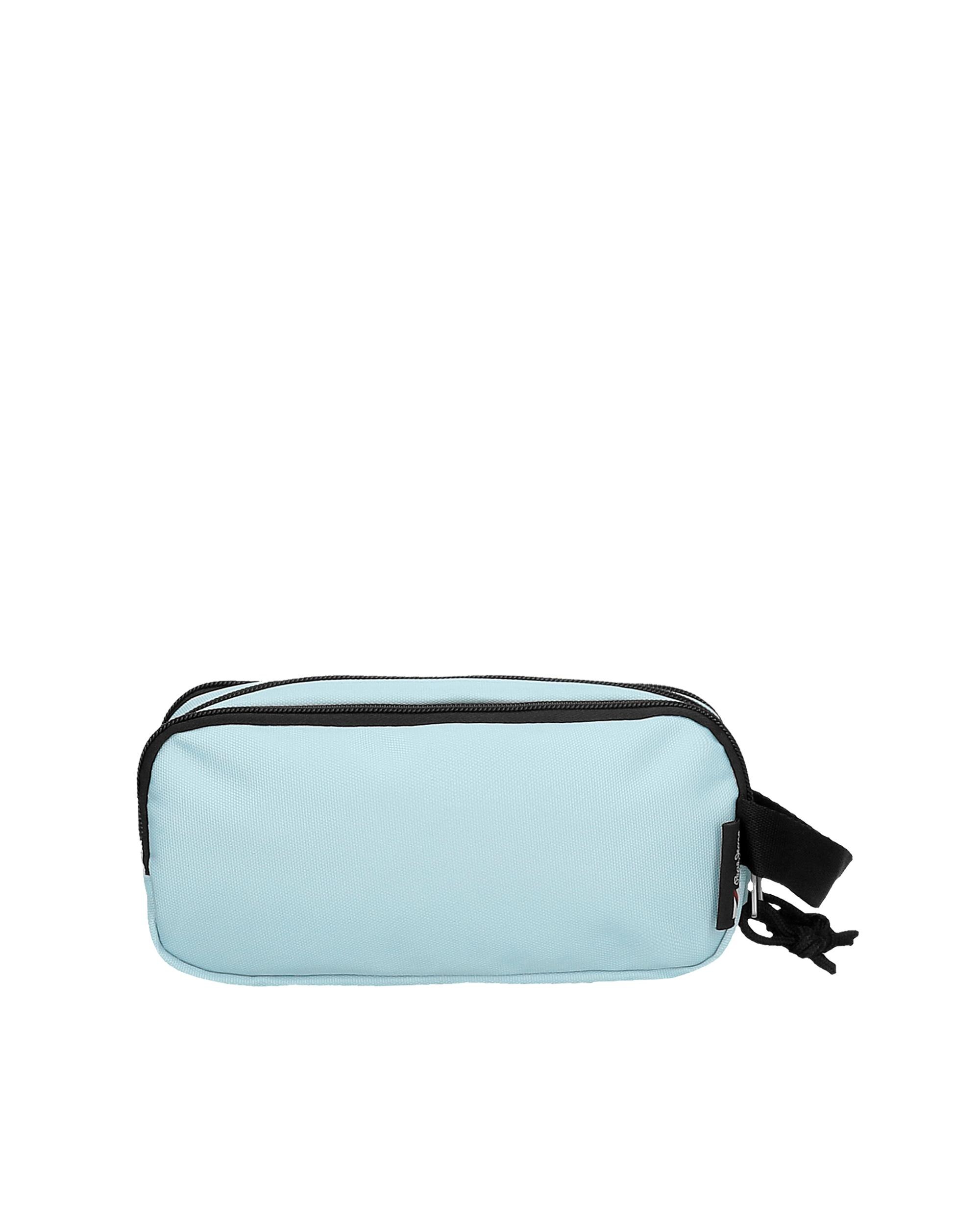 Estojo Pepe Jeans Aris Colorful Três Compartimentos em Azul-claro Azul-3