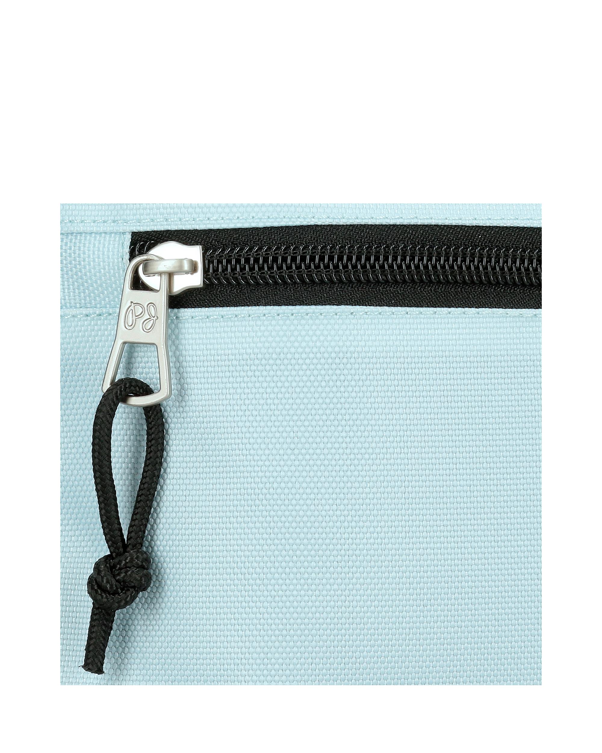 Estojo Pepe Jeans Aris Colorful Três Compartimentos em Azul-claro Azul-6