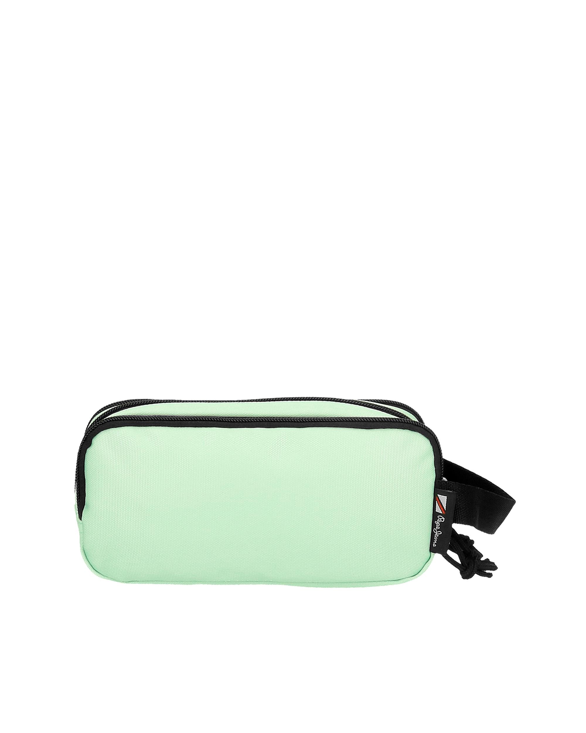 Estojo Pepe Jeans Aris Colorful Três Compartimentos em Turquesa Esverdeado Verde-3