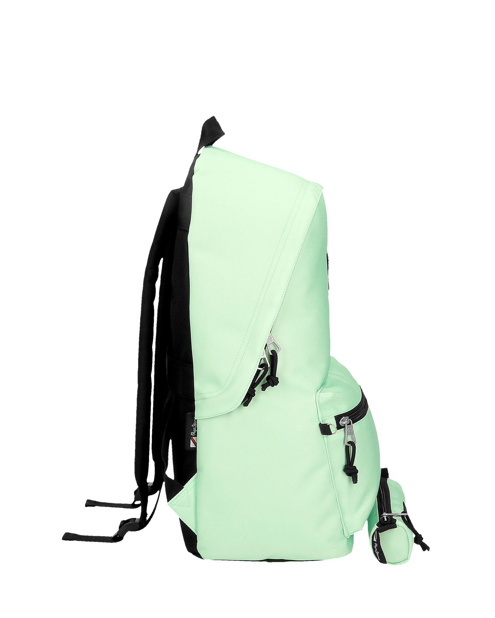 Mochila Portaordenador + Estojo Escolar Pepe Jeans Aris em Turquesa Esverdeado Verde-2