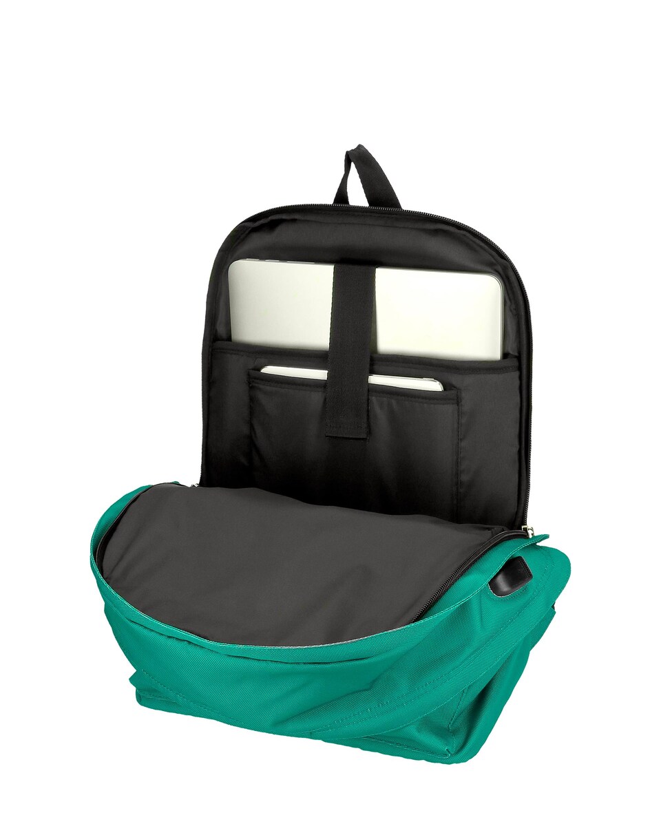 Mochila Pepe Jeans Aris Evergreen Porta Computador com Dois Compartimentos em Verde Verde-5