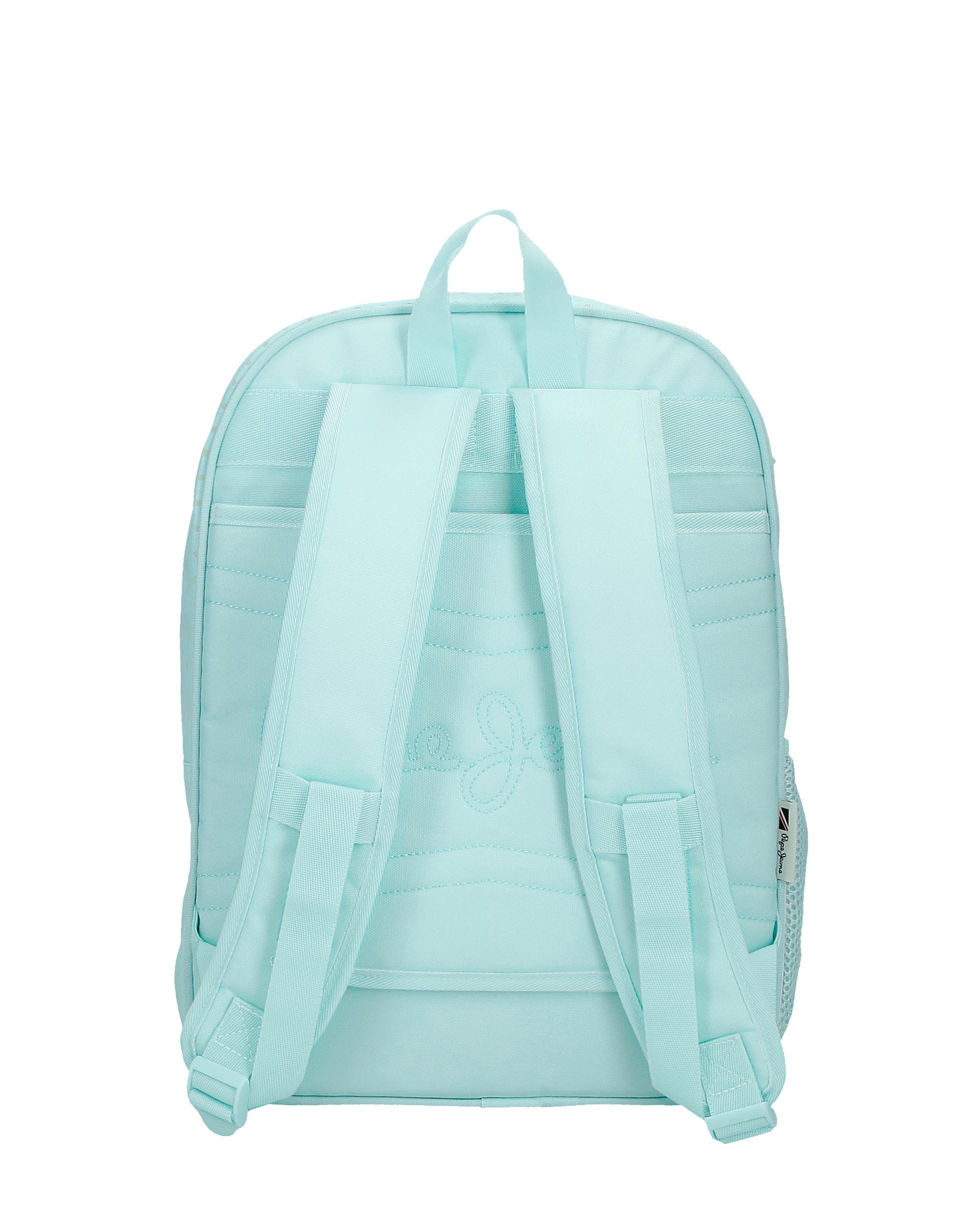 Mochila Escolar Dalma de Dois Compartimentos 40 Cm Azul-3