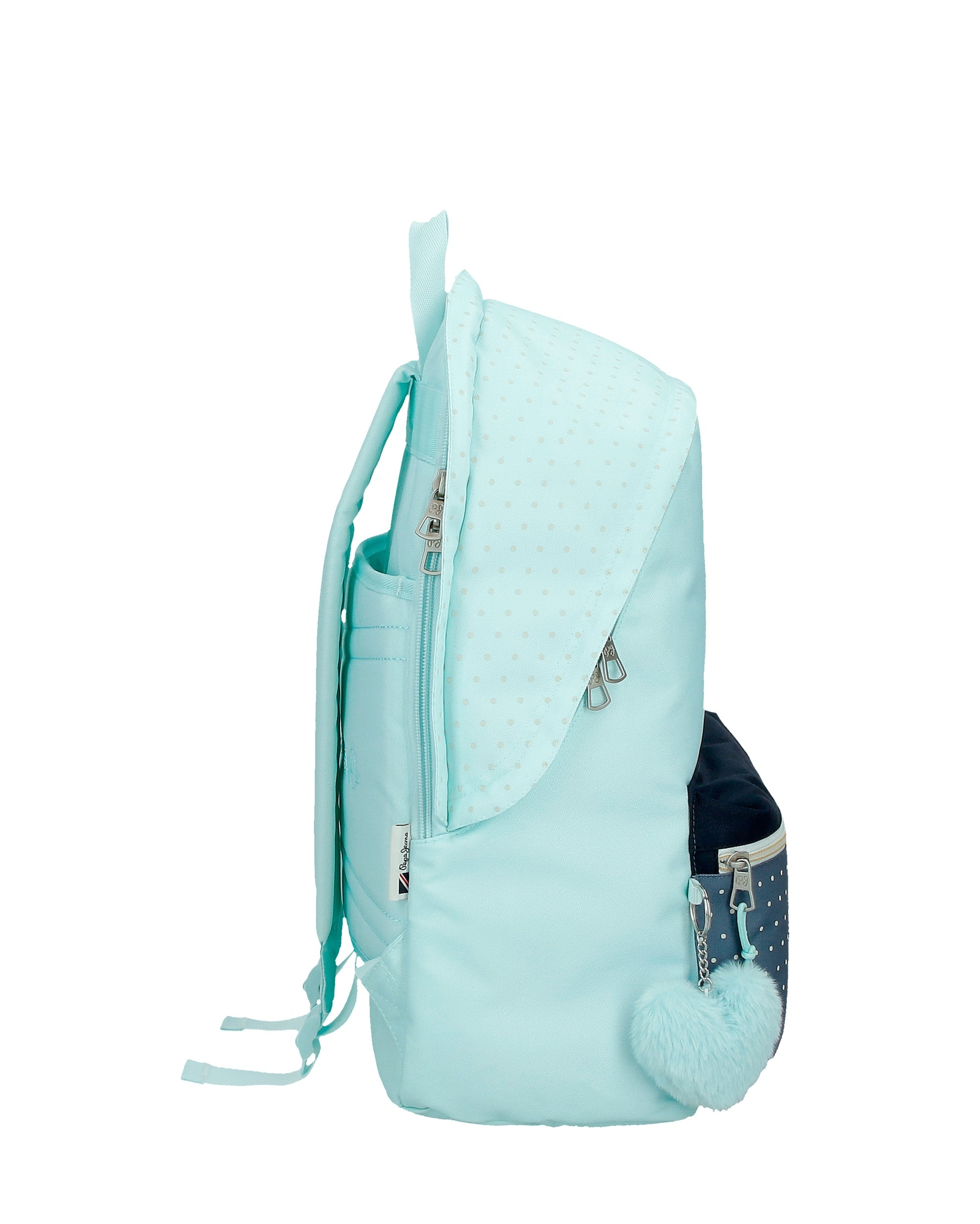 Mochila Dalma Portaordenador 44 Cm e Saída de Áudio Adaptável a Carro Azul-2