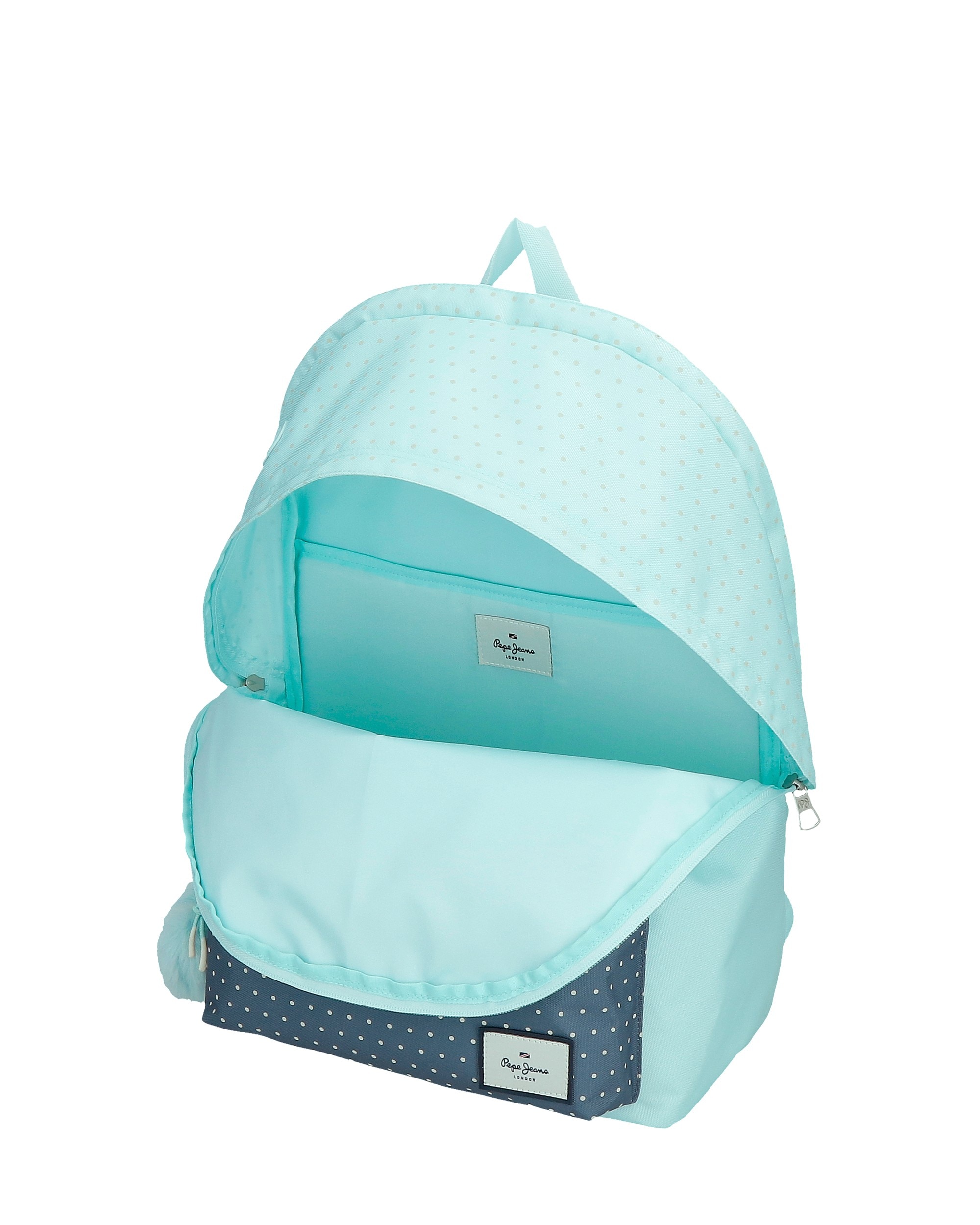 Mochila Dalma Portaordenador 44 Cm e Saída de Áudio Adaptável a Carro Azul-5