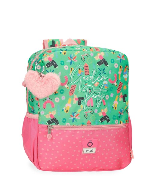 Imagem 0 de Mochila de Passeio Enso Garden Party de 32cm Adaptável com Bolsos Frontais
