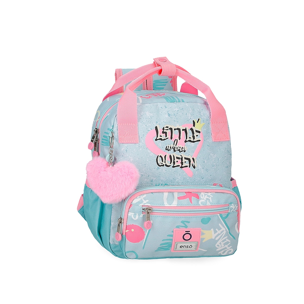 Imagem 0 de Mochila Little Urban Queen de 28 Cm Adaptável com Alça Superior