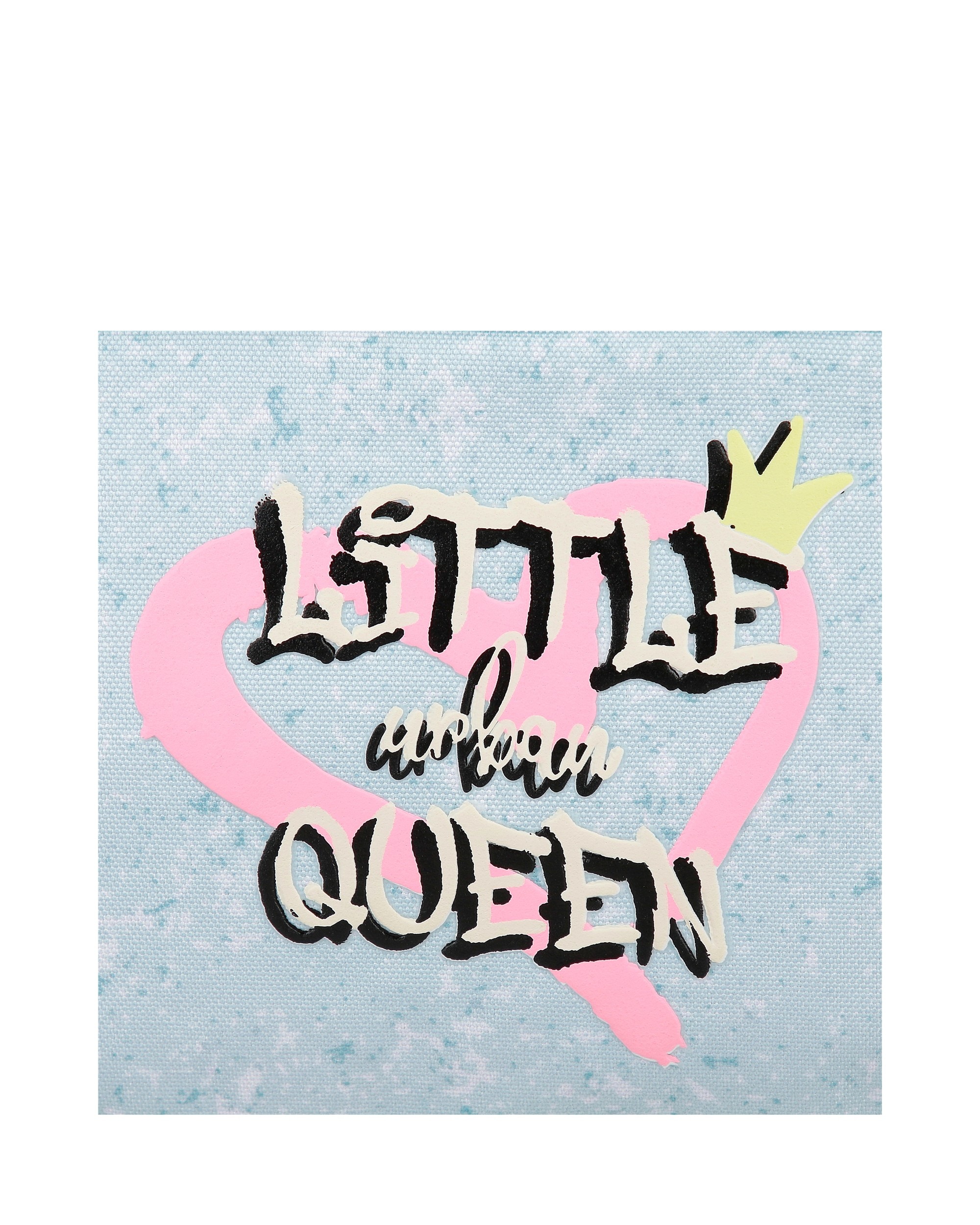 Estojo Redondo Little Urban Queen com Alça Lateral Azul-5