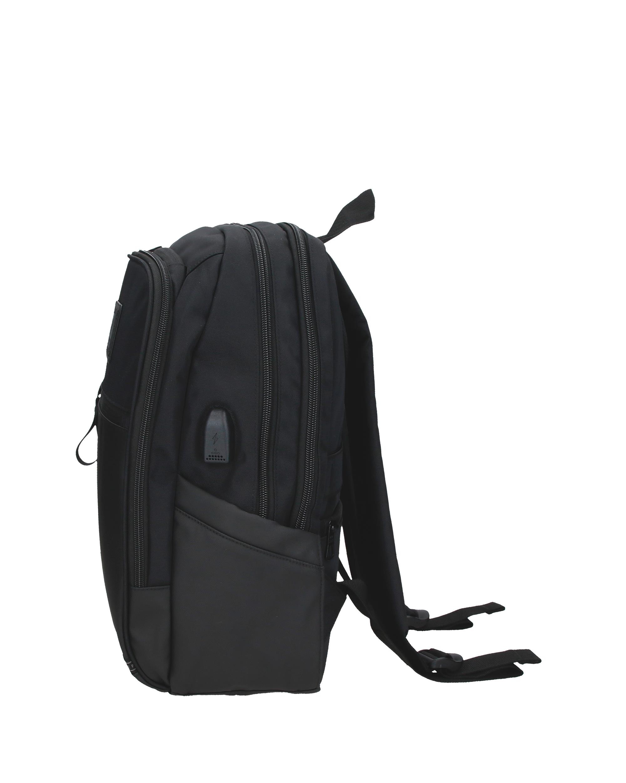 Mochila 15,6" Stratford com Dois Compartimentos e Adaptável a Trolley Preto-4