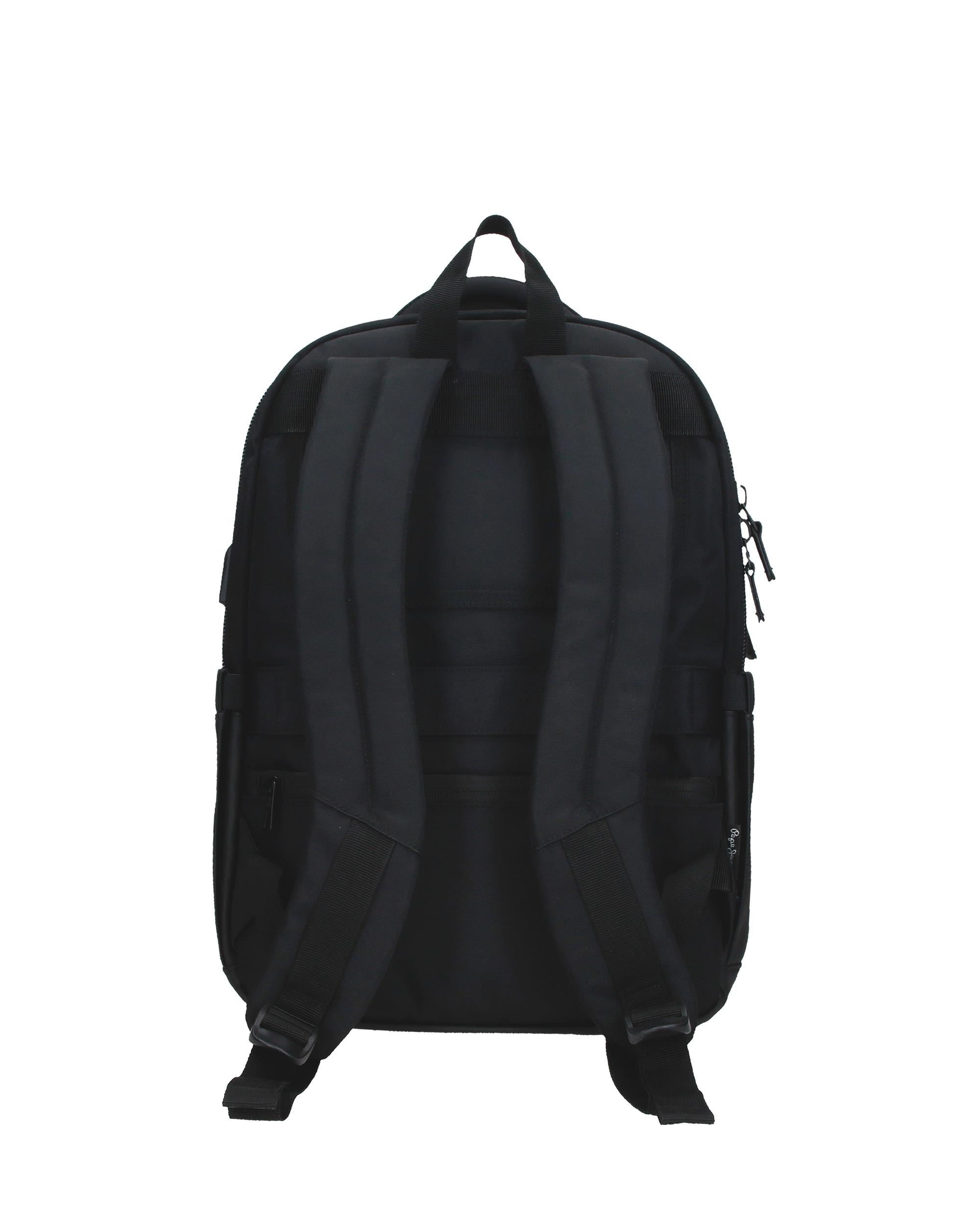 Mochila Porta Computador 15,6" Stratford com Dois Compartimentos e Adaptável a Trolley em Preto Cinzento-3