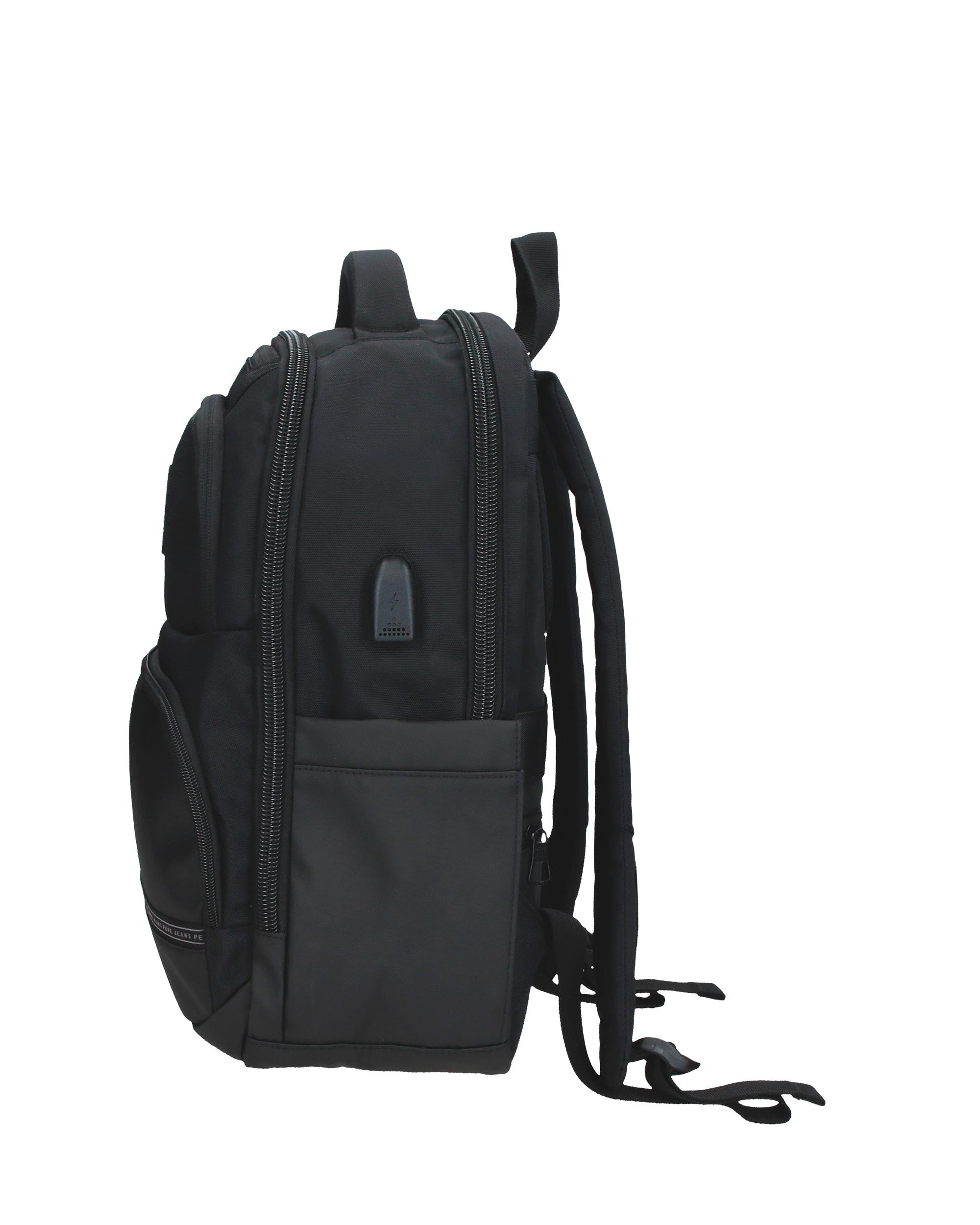 Mochila Porta Computador 15,6" Stratford com Dois Compartimentos e Adaptável a Trolley em Preto Cinzento-4