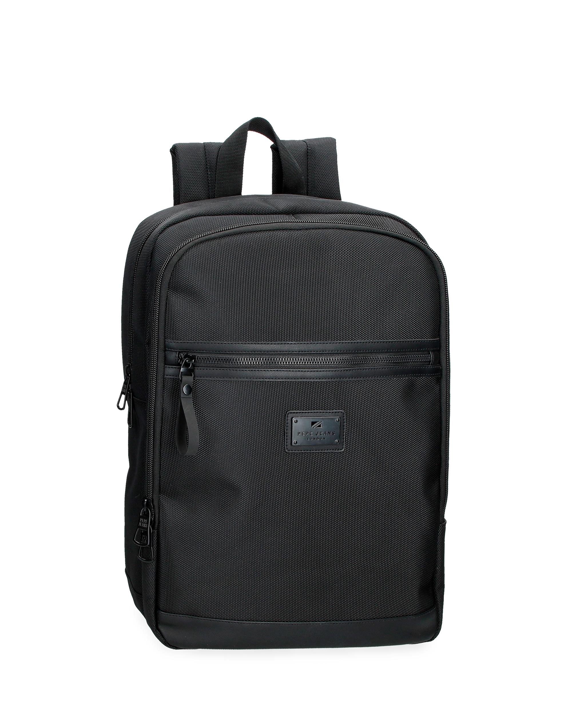 Mochila 15,6" Pepe Jeans Blackmore Dois Compartimentos Preto-1