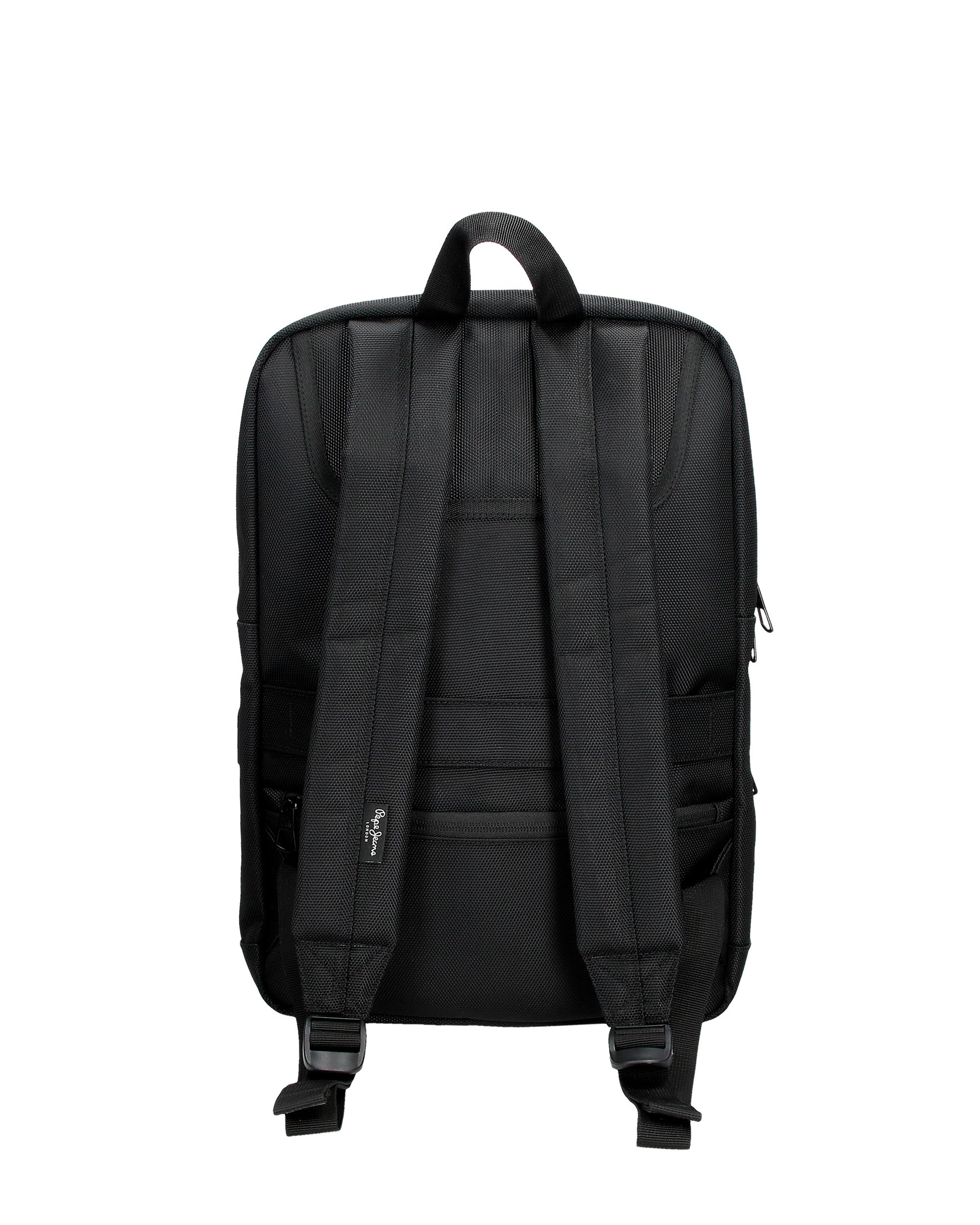 Mochila 15,6" Pepe Jeans Blackmore Dois Compartimentos Preto-3