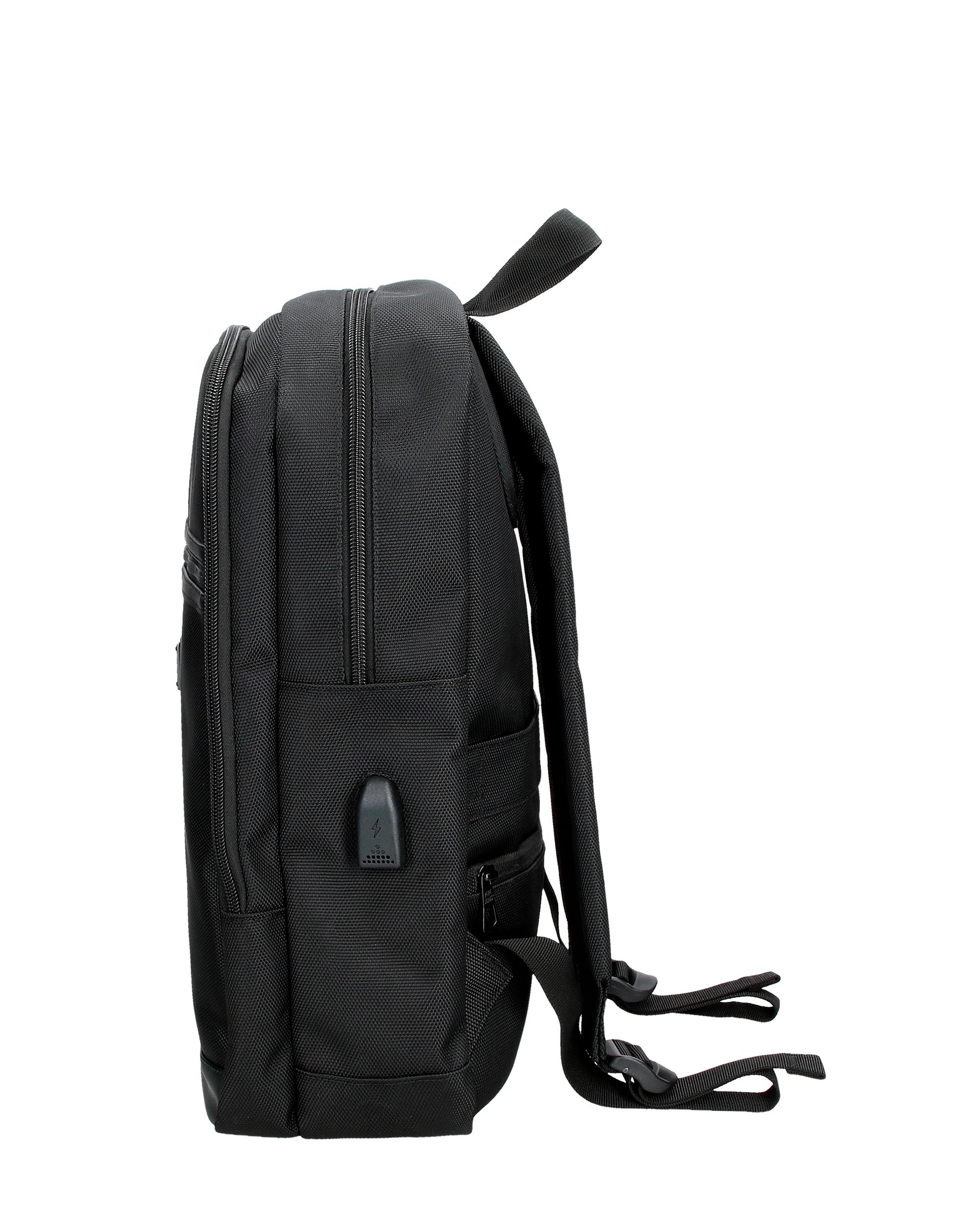 Mochila 15,6" Pepe Jeans Blackmore Dois Compartimentos Preto-4