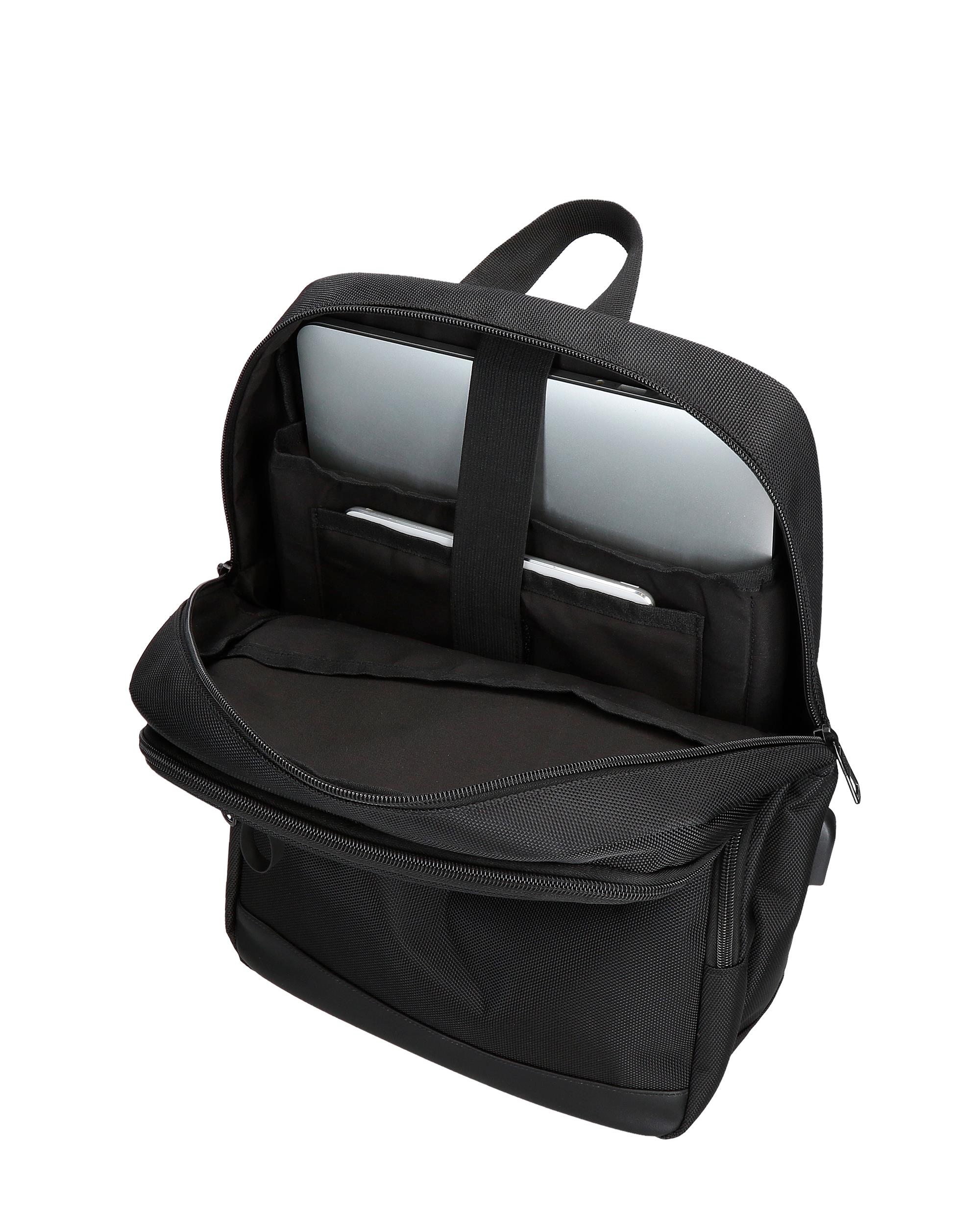 Mochila 15,6" Pepe Jeans Blackmore Dois Compartimentos Preto-5