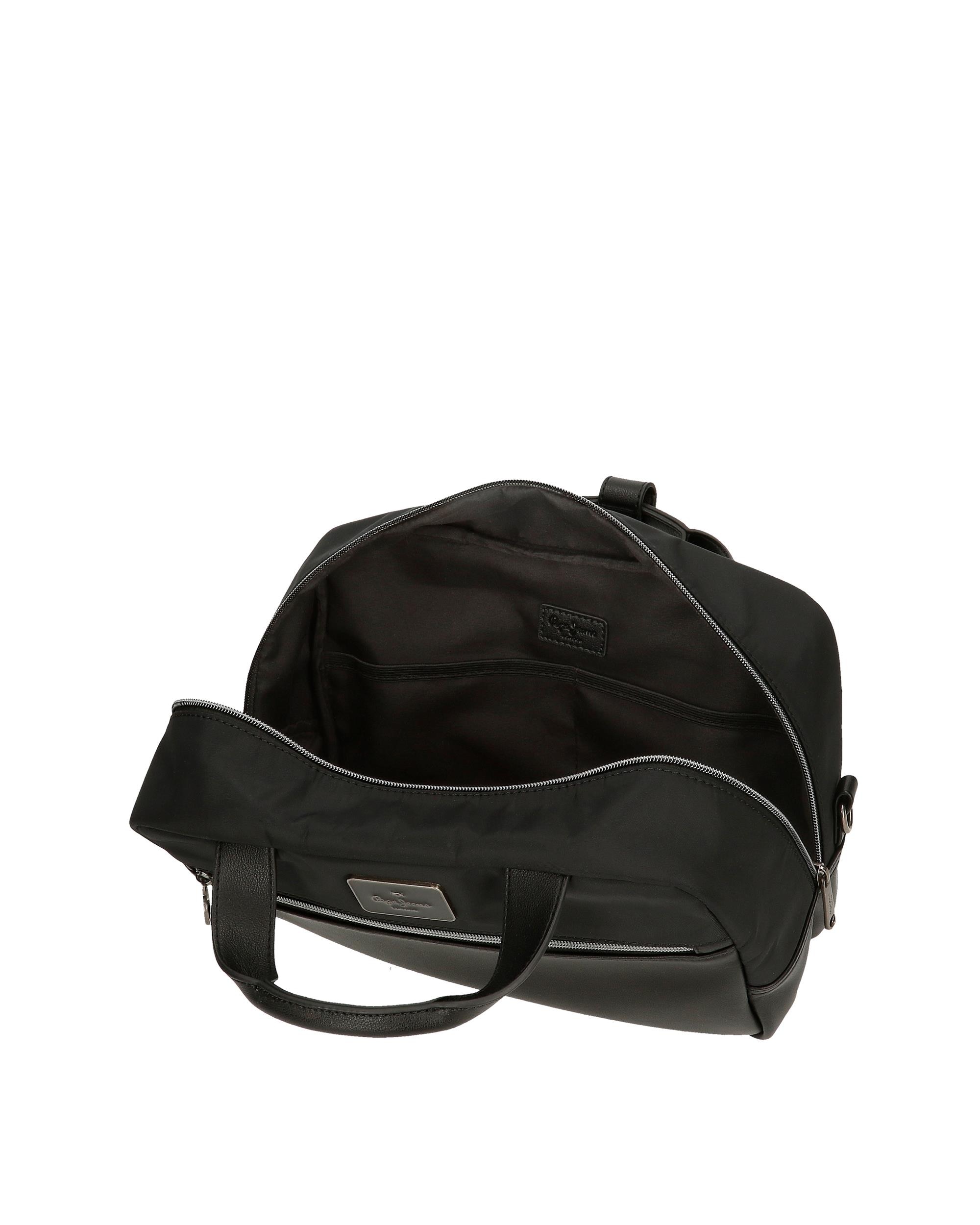 Necessaire Grande Pepe Jeans Christine em Preto Preto-4