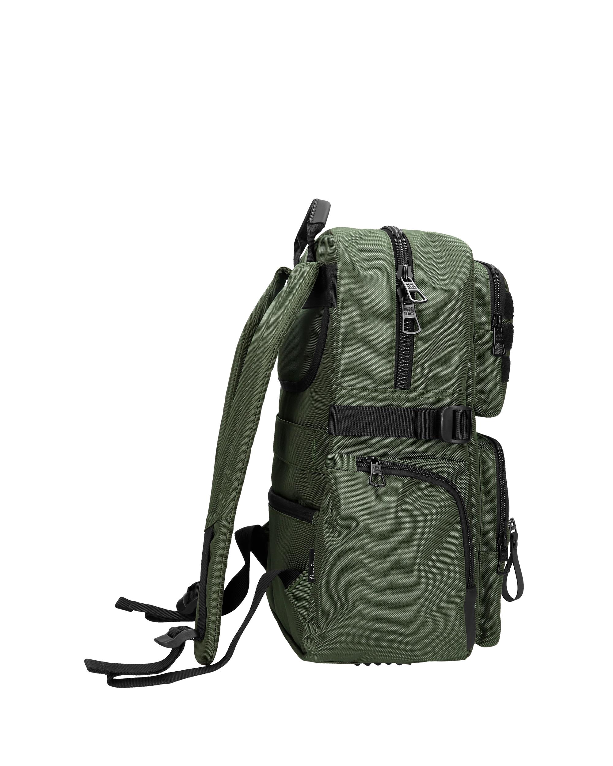 Mochila Porta Computador Adaptável 40 Cm Pepe Jeans Bromley 24 Azul Verde-2