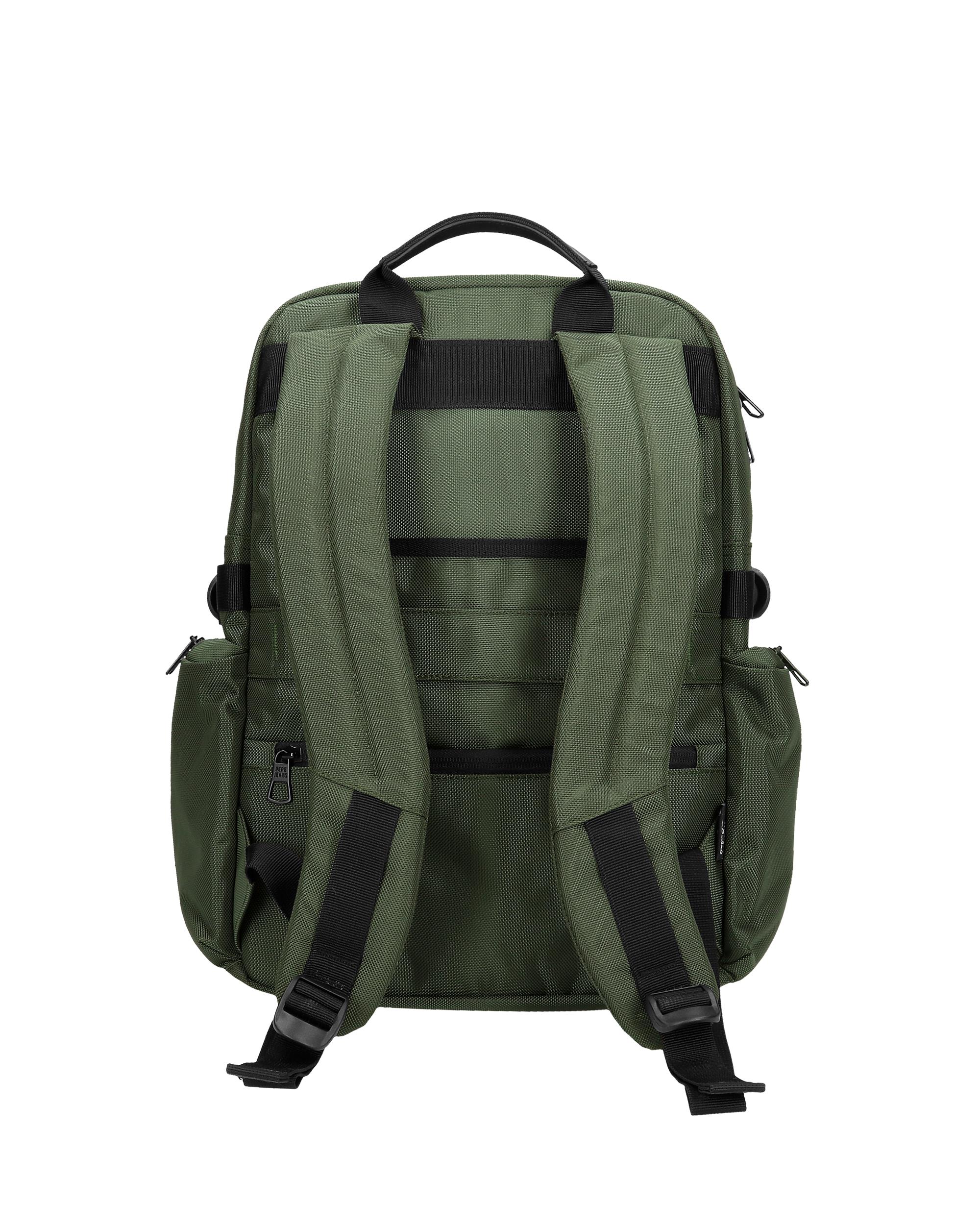 Mochila Porta Computador Adaptável 40 Cm Pepe Jeans Bromley 24 Azul Verde-3