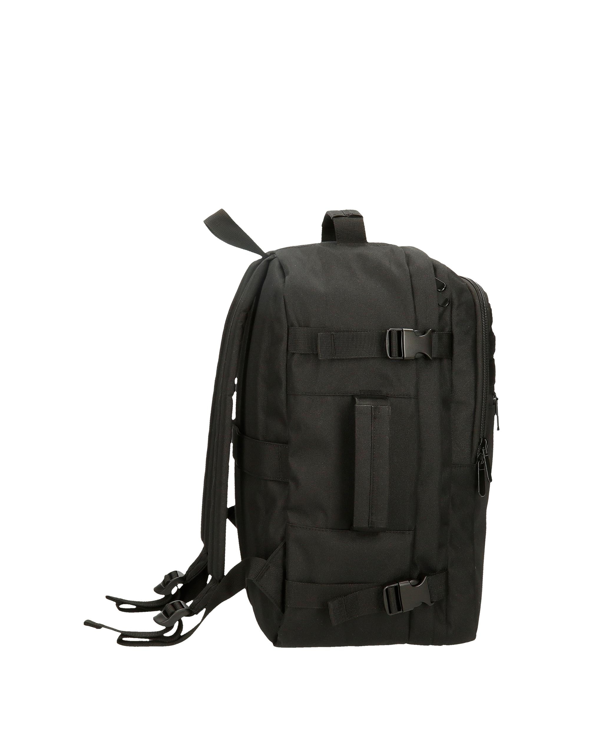 Mochila de Viagem 40 Cm Dois Compartimentos Movom Foster em Preto Preto-2