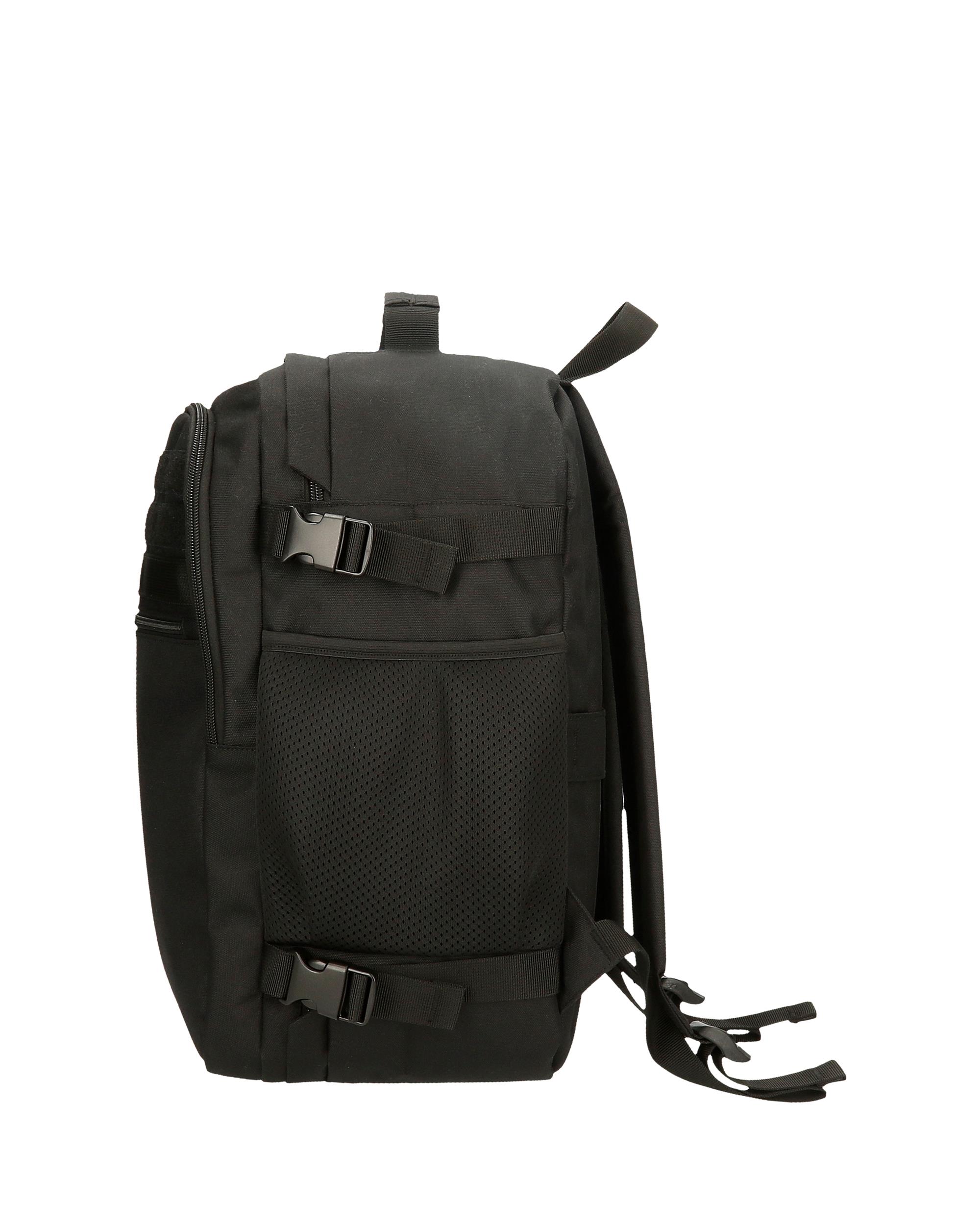 Mochila de Viagem 40 Cm Dois Compartimentos Movom Foster em Preto Preto-4