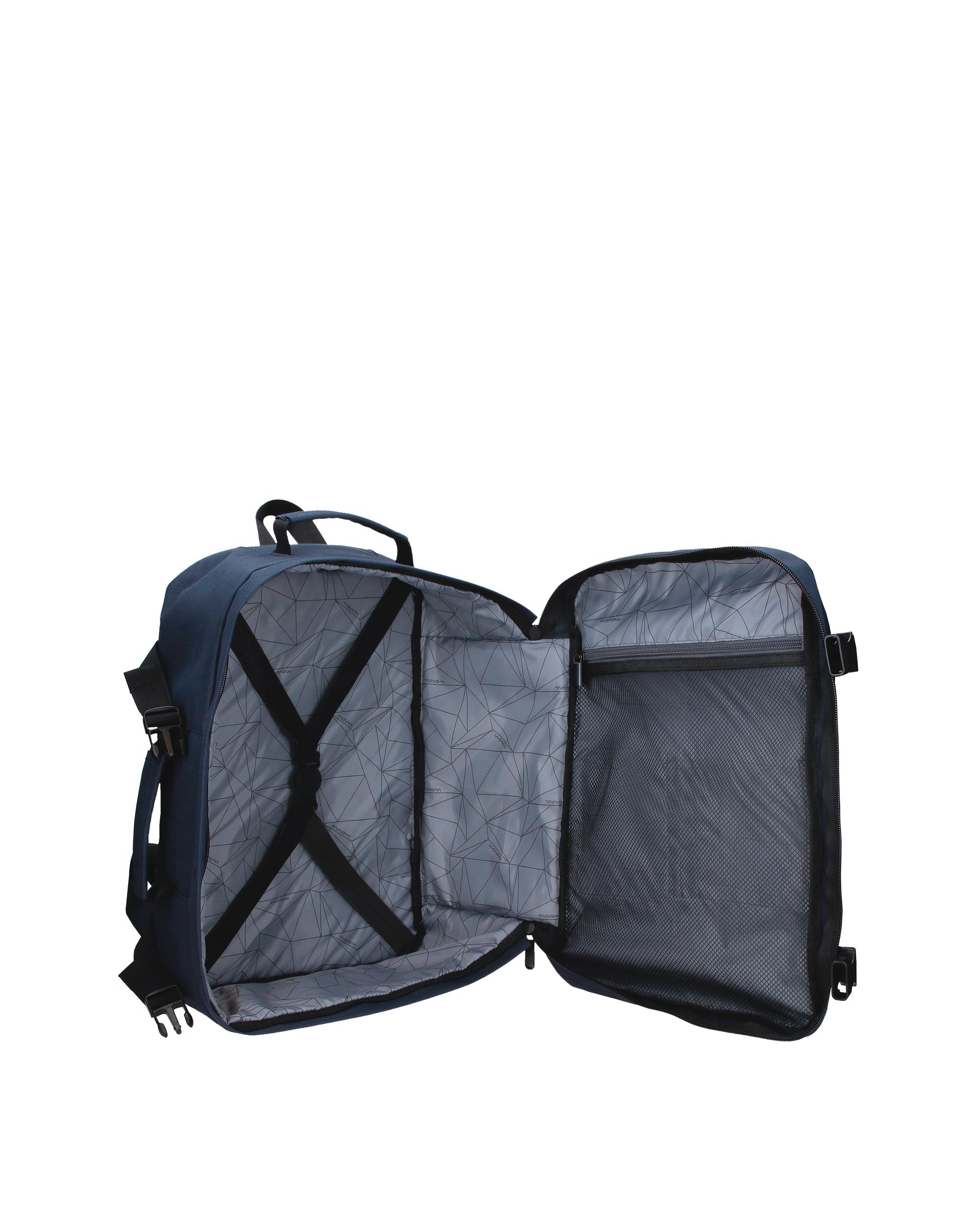 Mochila de Viagem 40 Cm Dois Compartimentos Movom Foster 40 Cm Azul-marinho Azul-5