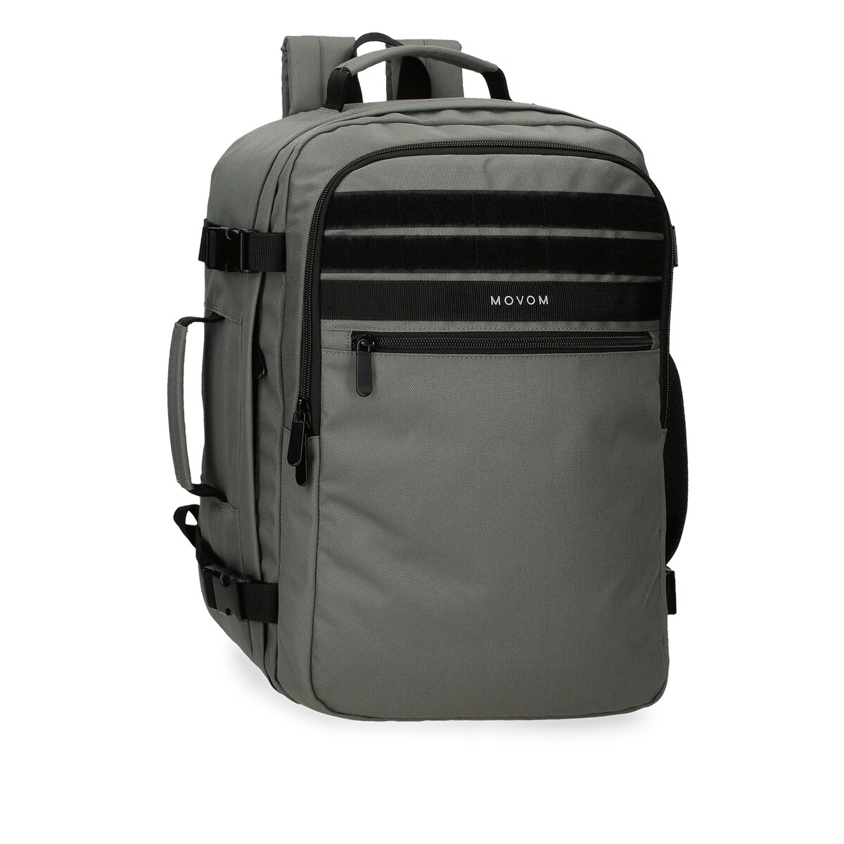 Mochila de Viagem Movom Fuster Apto para Cabine com Porta Computador 40 Cm em Caqui Verde-1