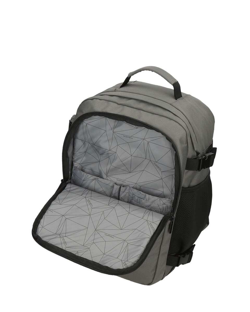 Mochila de Viagem Movom Fuster Apto para Cabine com Porta Computador 40 Cm em Caqui Verde-6