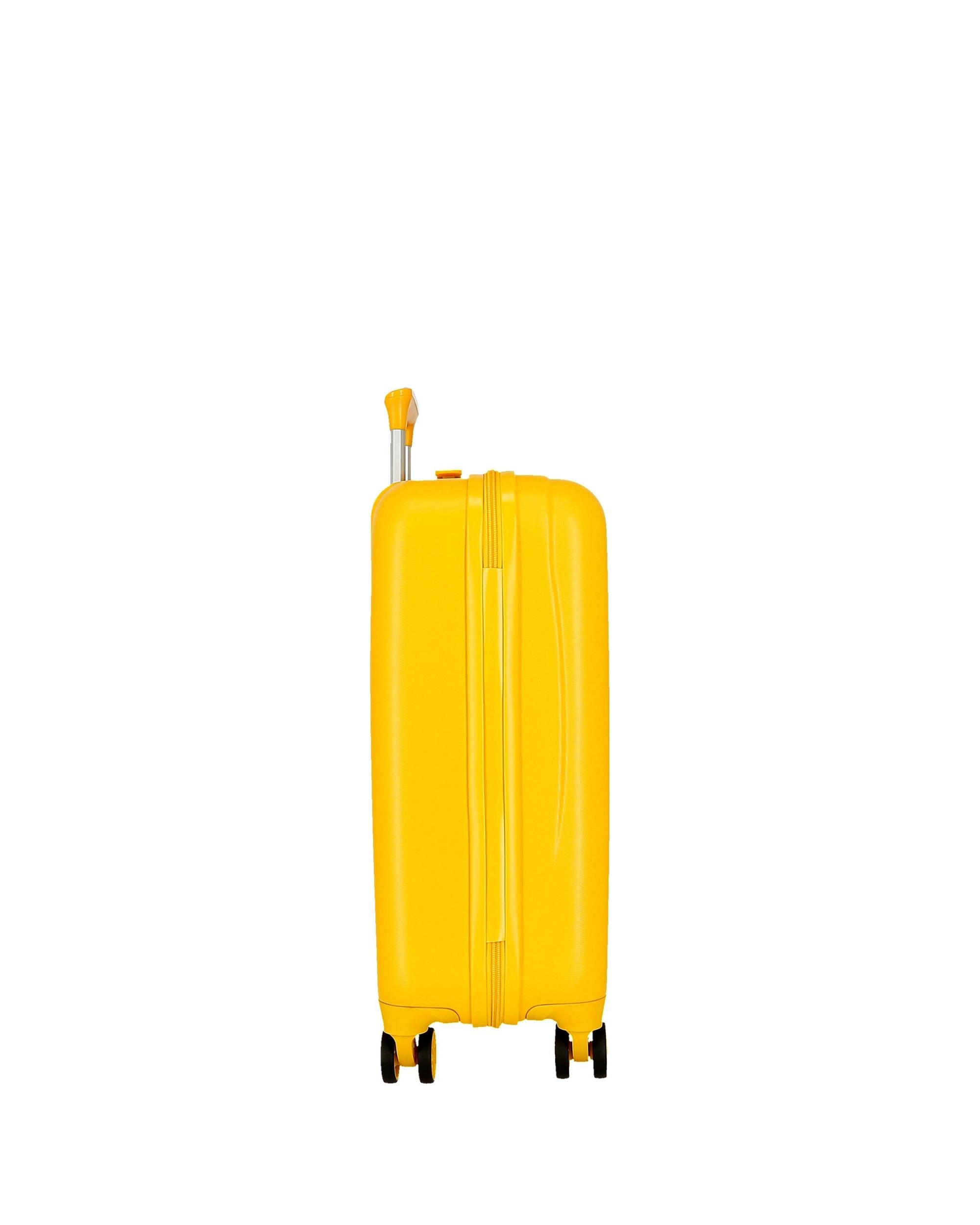 Mala de Cabine Garfield com Capacidade de 34l em Ocre Amarelo-4