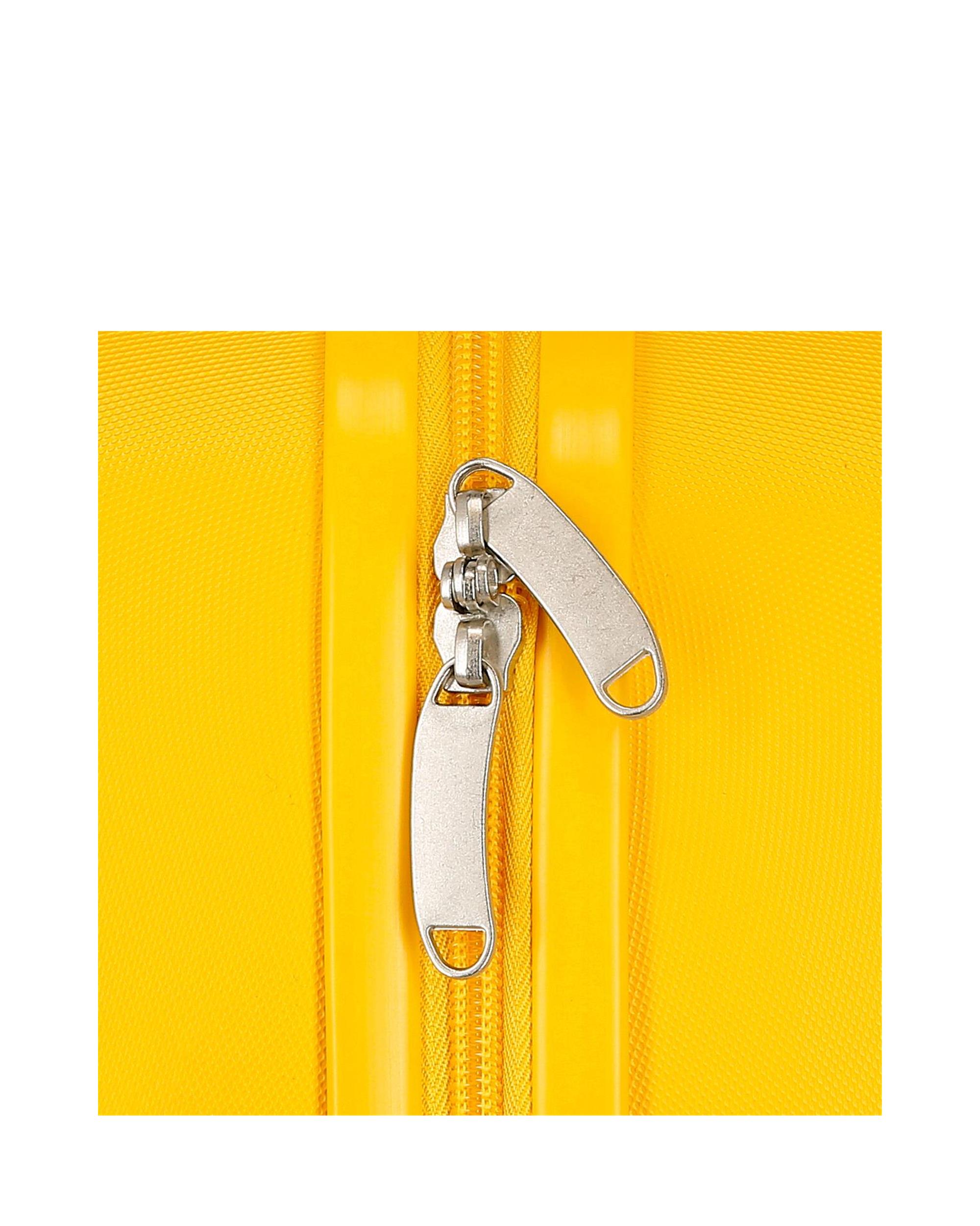 Maleta Infantil 2 Rodas Multidirecionais Whinnieh The Pooh Rígida com Capacidade de 24l Amarelo-6