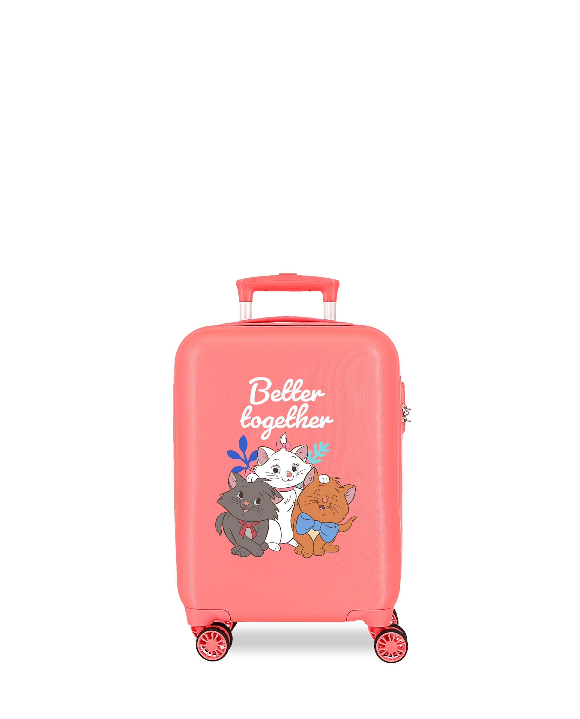 Mala de Cabine Aristogatos Better Together Rígida 50 Cm Coral-1