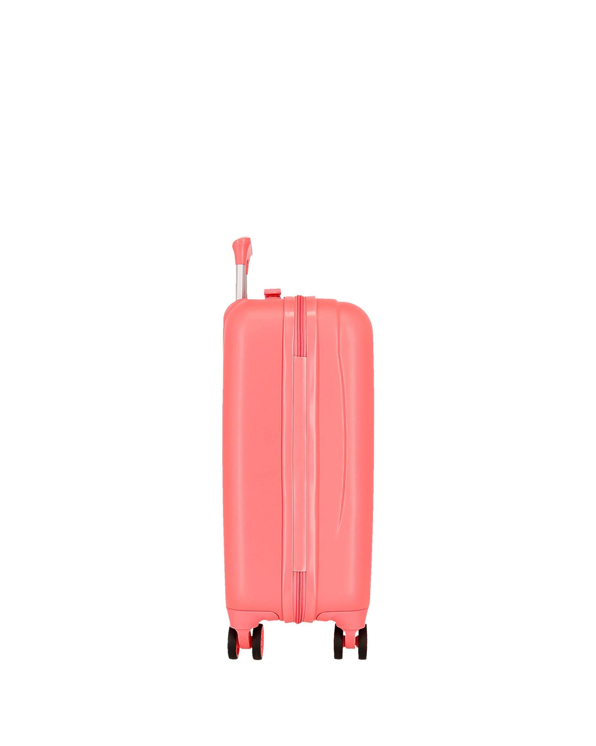 Mala de Cabine Aristogatos Better Together Rígida 50 Cm Coral-4